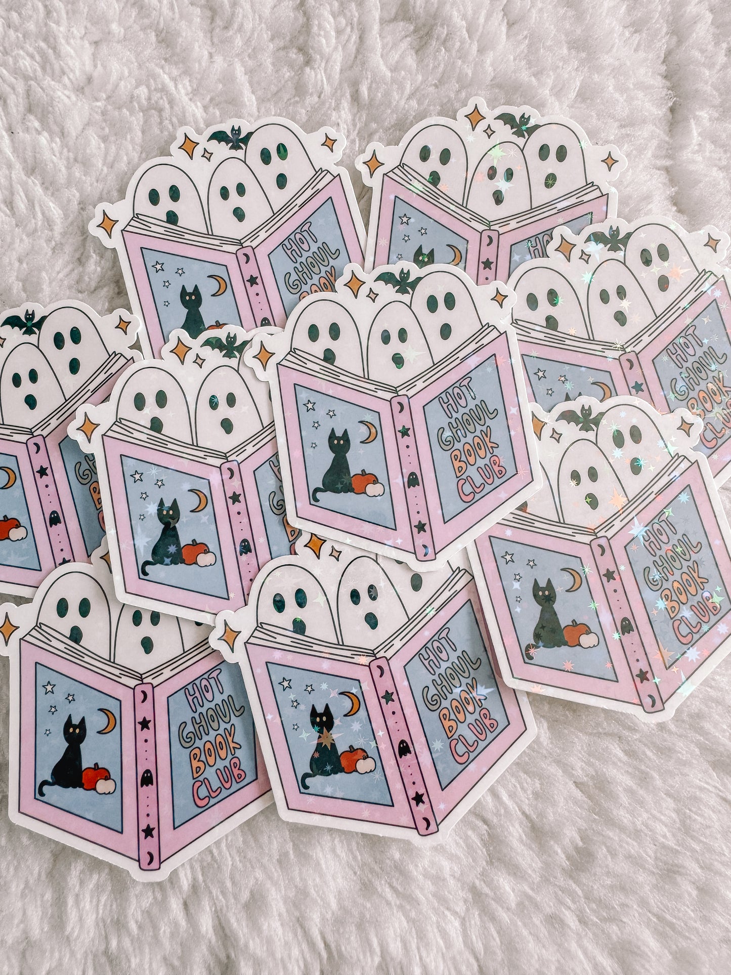 Hot Ghoul Book Club Holographic Sticker