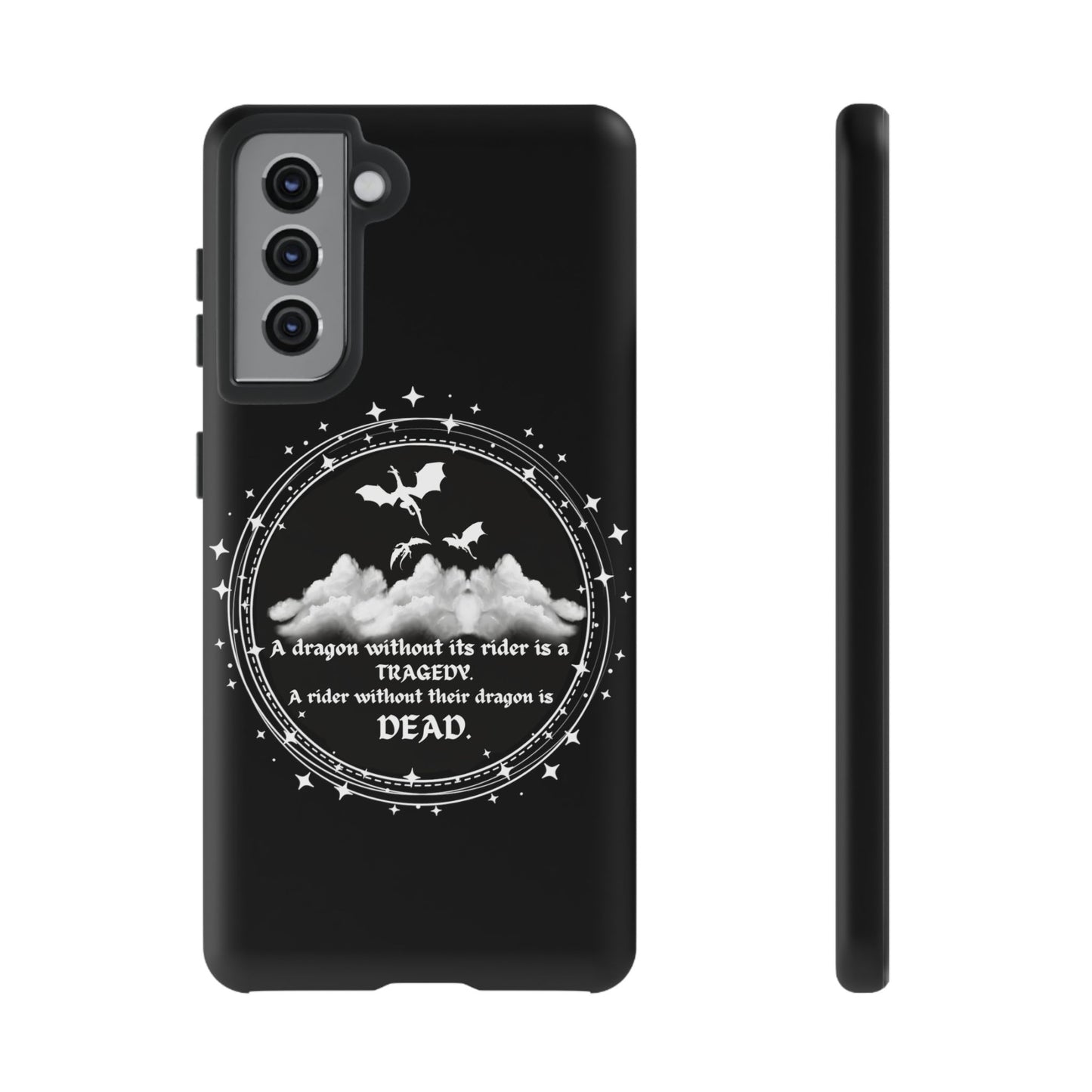 Copy of Fourth Wing Phone Case, Dragon Fantasy Bookish Phone Case, Iron Flame, Tairn and Andarna