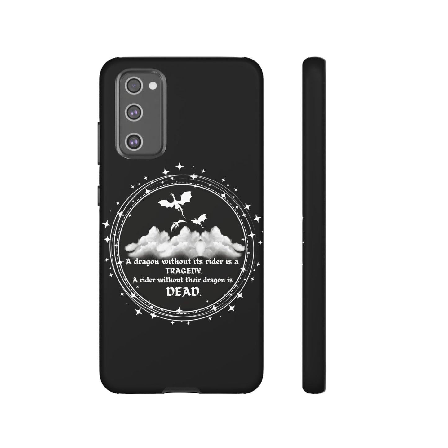 Copy of Fourth Wing Phone Case, Dragon Fantasy Bookish Phone Case, Iron Flame, Tairn and Andarna