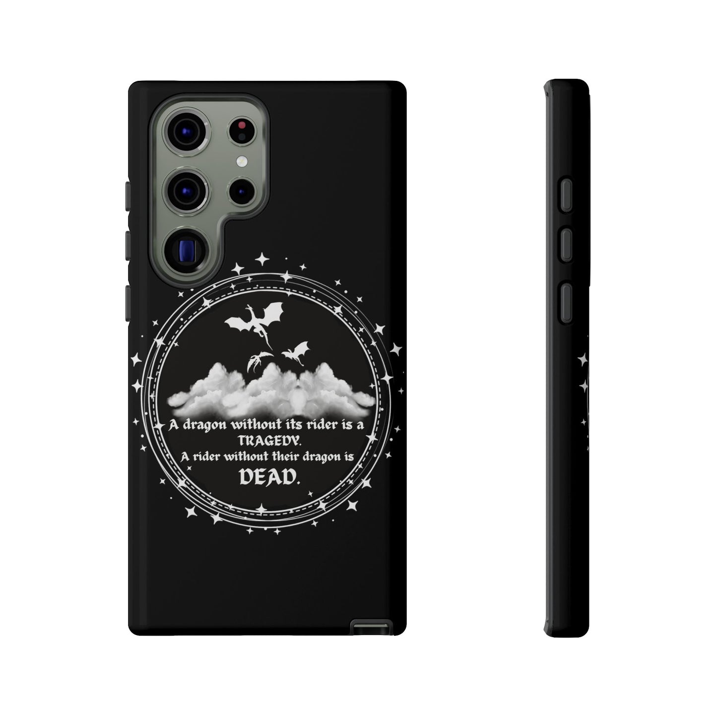 Copy of Fourth Wing Phone Case, Dragon Fantasy Bookish Phone Case, Iron Flame, Tairn and Andarna