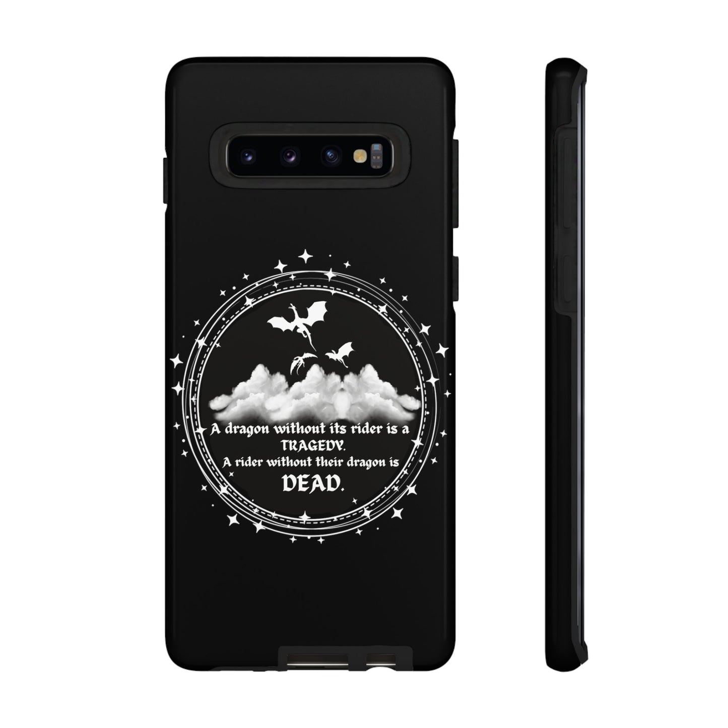 Copy of Fourth Wing Phone Case, Dragon Fantasy Bookish Phone Case, Iron Flame, Tairn and Andarna