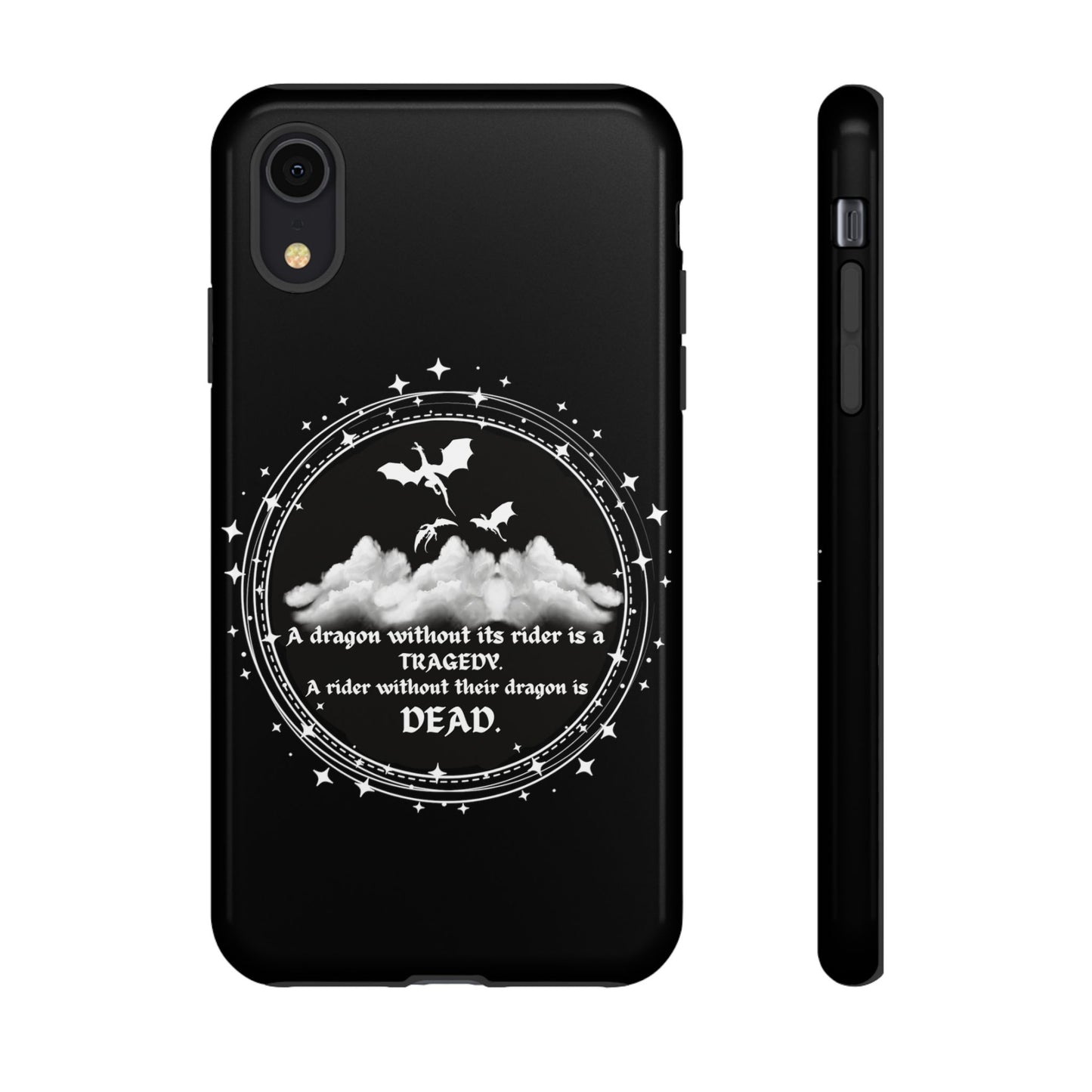 Copy of Fourth Wing Phone Case, Dragon Fantasy Bookish Phone Case, Iron Flame, Tairn and Andarna