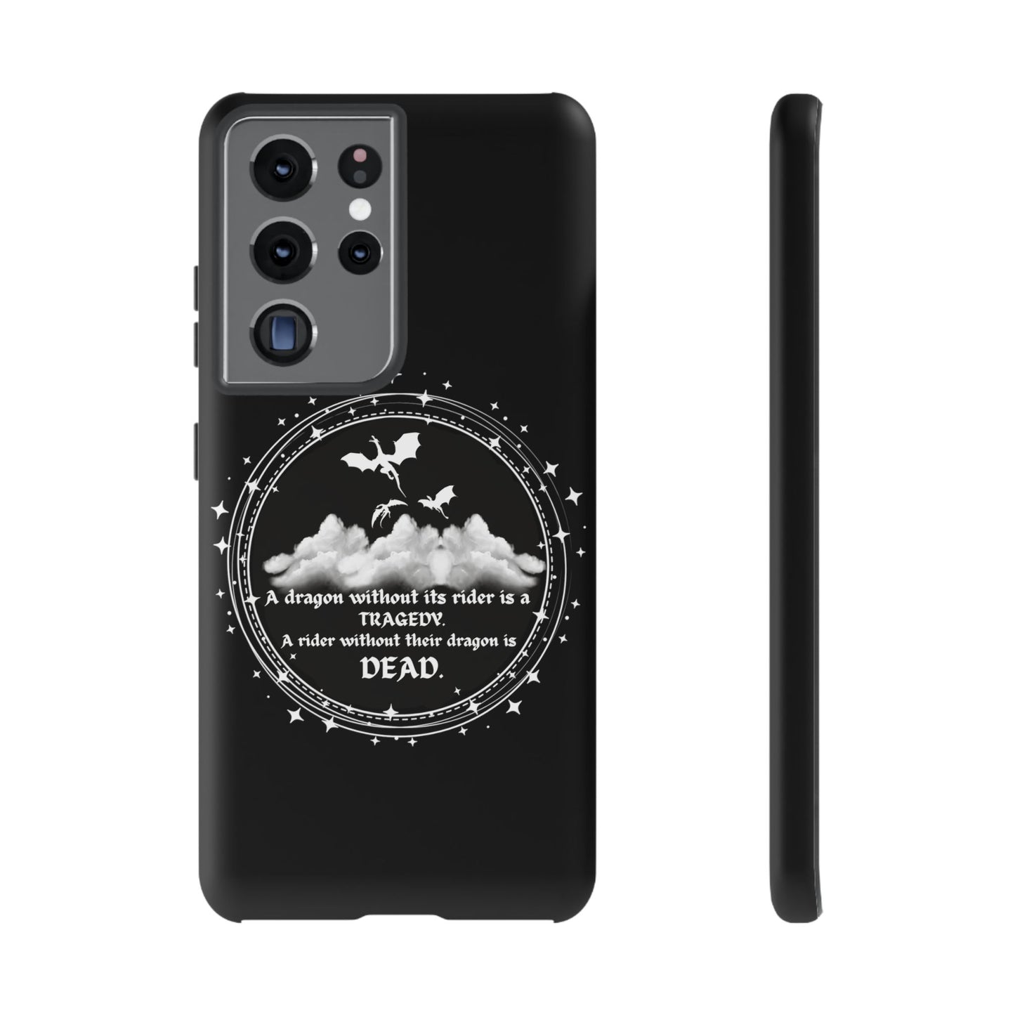 Copy of Fourth Wing Phone Case, Dragon Fantasy Bookish Phone Case, Iron Flame, Tairn and Andarna