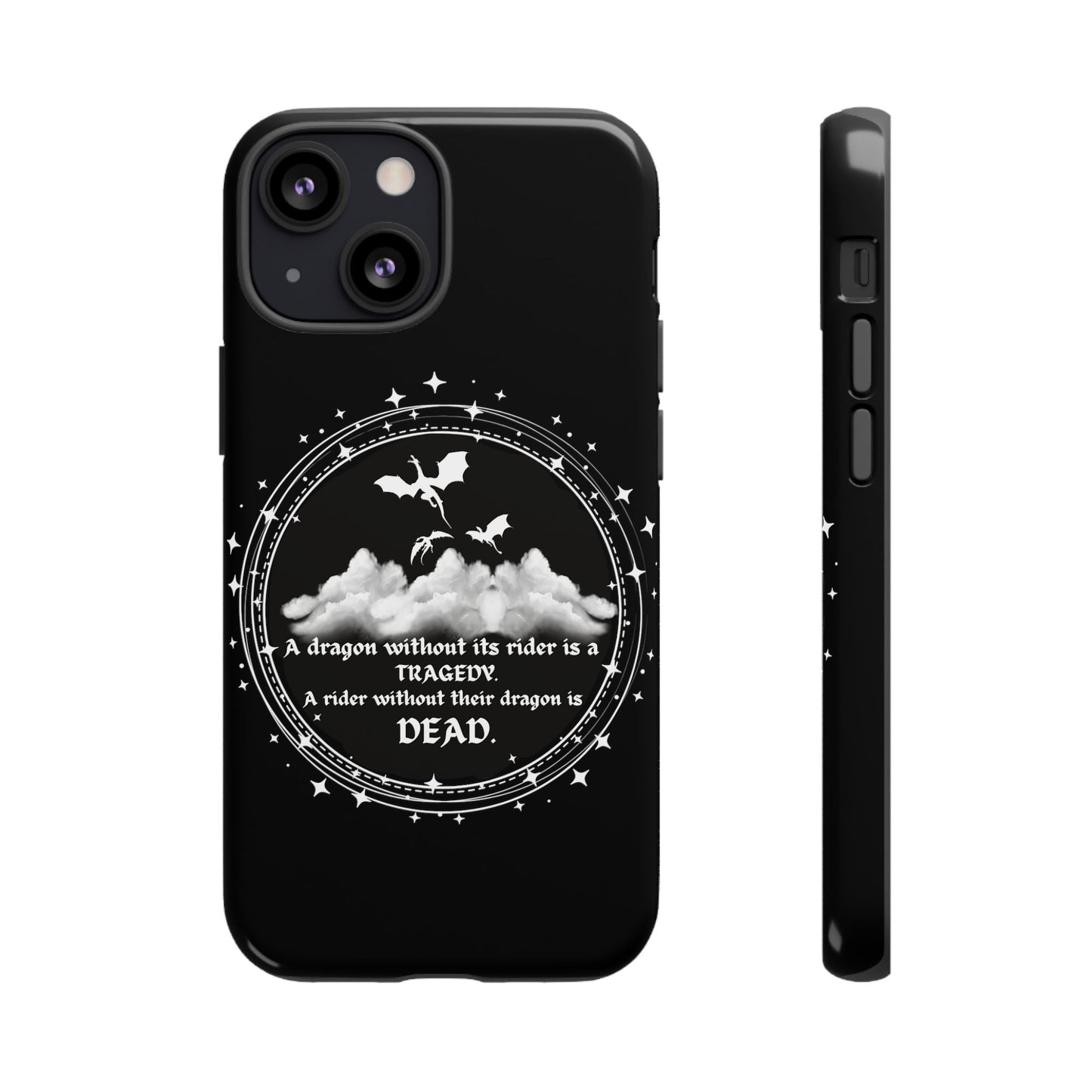 Copy of Fourth Wing Phone Case, Dragon Fantasy Bookish Phone Case, Iron Flame, Tairn and Andarna