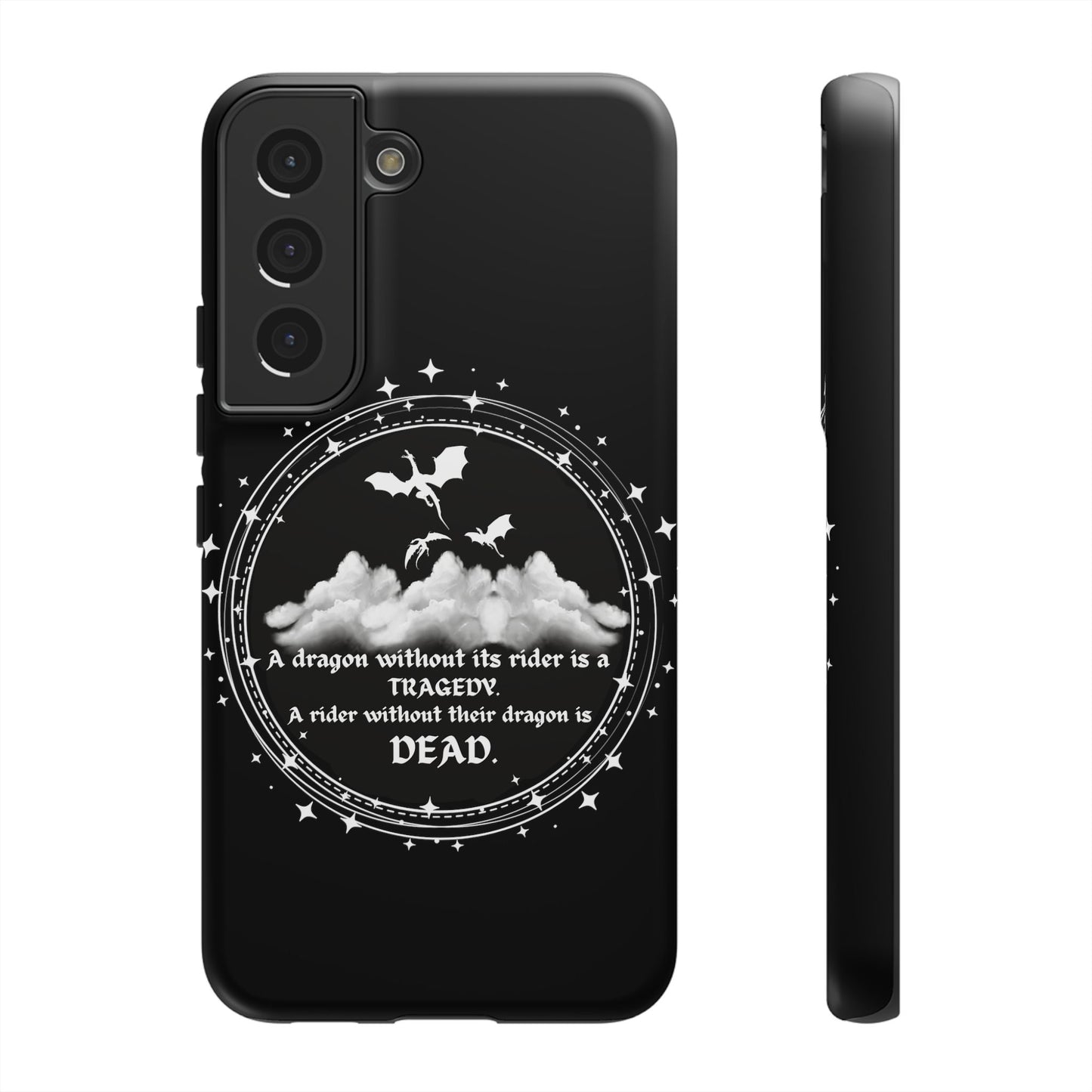 Copy of Fourth Wing Phone Case, Dragon Fantasy Bookish Phone Case, Iron Flame, Tairn and Andarna