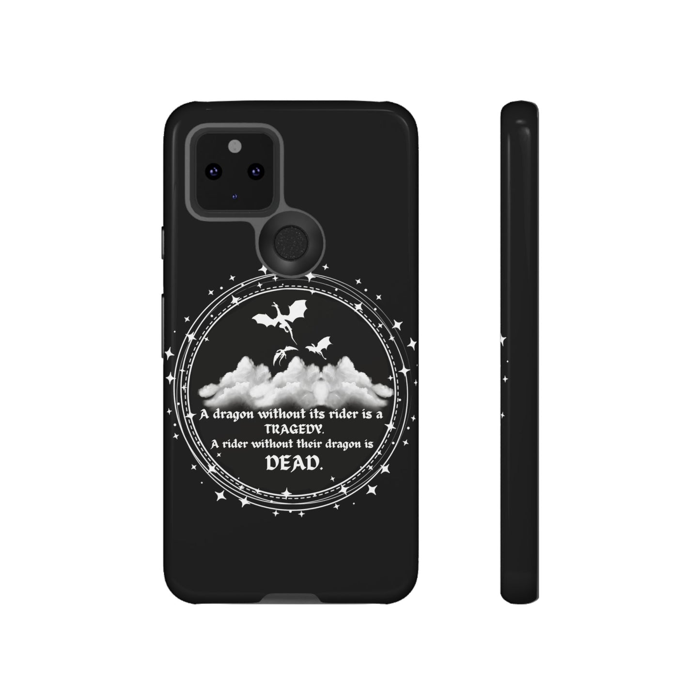 Copy of Fourth Wing Phone Case, Dragon Fantasy Bookish Phone Case, Iron Flame, Tairn and Andarna