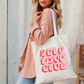 Self Love Club Canvas Tote Bag, Bookish Tote Bag, Book Trope Bag, Romance Book Tropes, Candy Heart Bag, Conversation Heart Bag, Tote Bag