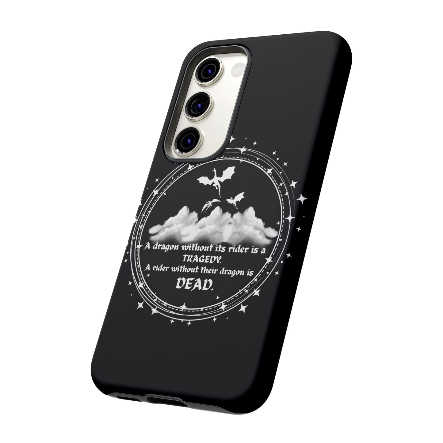 Copy of Fourth Wing Phone Case, Dragon Fantasy Bookish Phone Case, Iron Flame, Tairn and Andarna