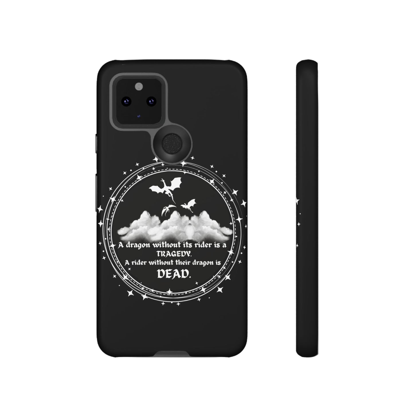 Copy of Fourth Wing Phone Case, Dragon Fantasy Bookish Phone Case, Iron Flame, Tairn and Andarna