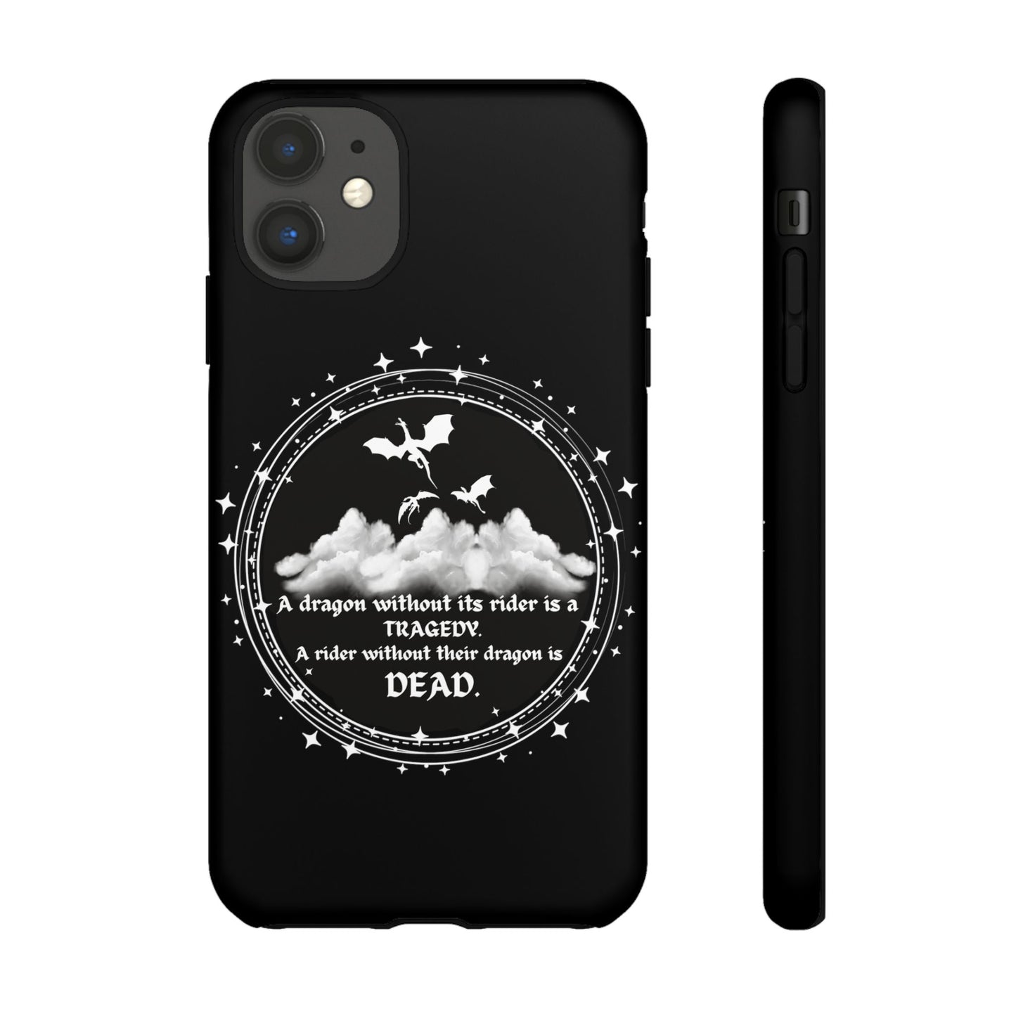 Copy of Fourth Wing Phone Case, Dragon Fantasy Bookish Phone Case, Iron Flame, Tairn and Andarna