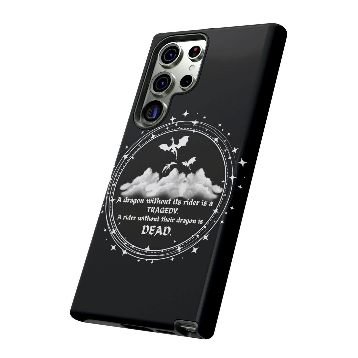 Copy of Fourth Wing Phone Case, Dragon Fantasy Bookish Phone Case, Iron Flame, Tairn and Andarna