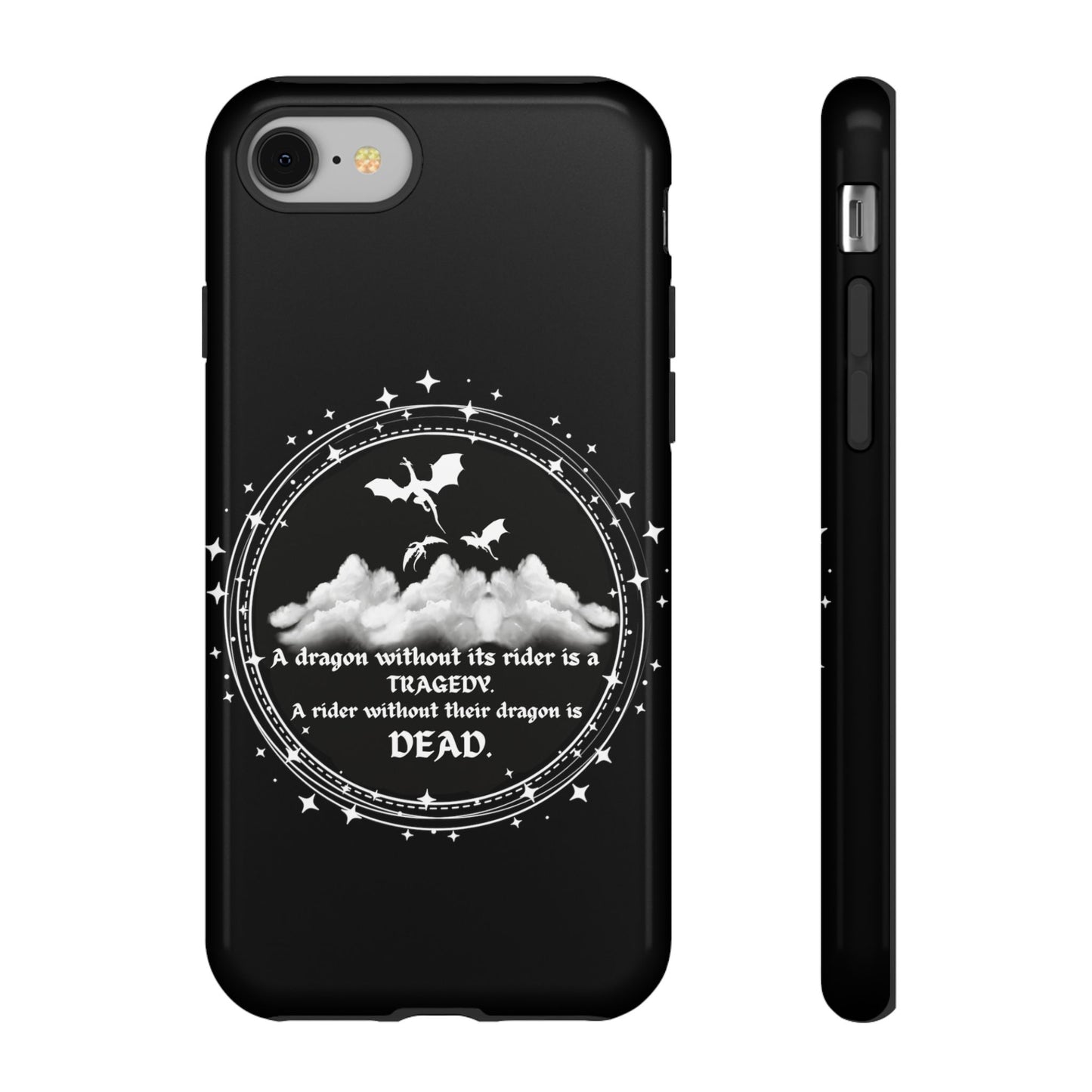 Copy of Fourth Wing Phone Case, Dragon Fantasy Bookish Phone Case, Iron Flame, Tairn and Andarna