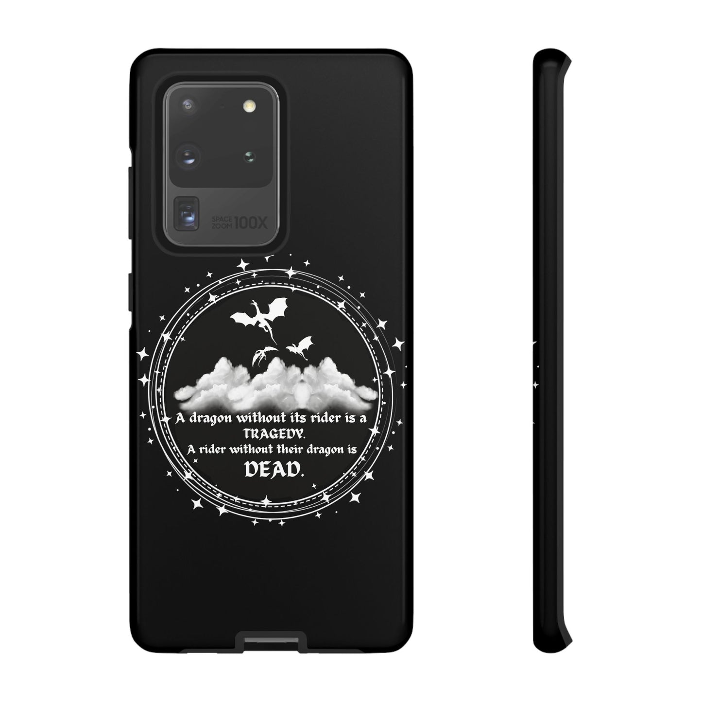 Copy of Fourth Wing Phone Case, Dragon Fantasy Bookish Phone Case, Iron Flame, Tairn and Andarna