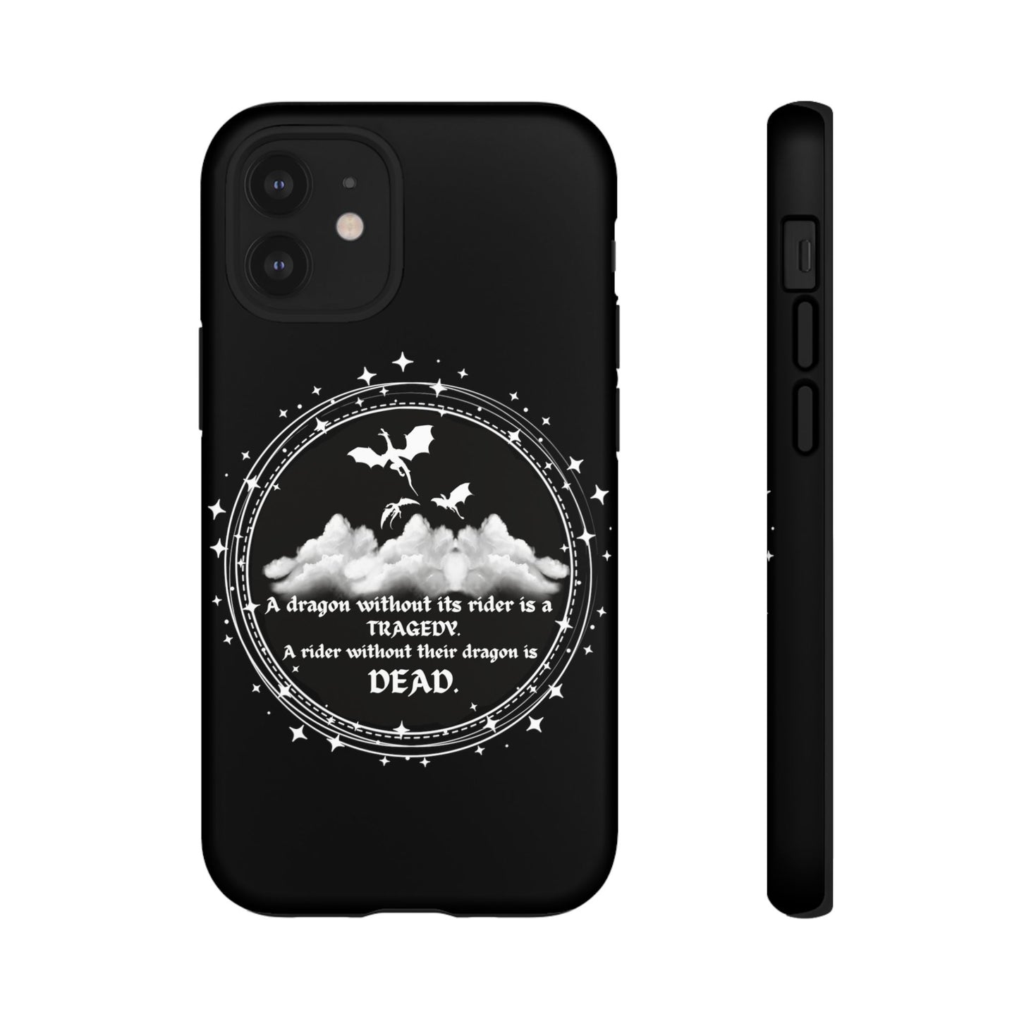 Copy of Fourth Wing Phone Case, Dragon Fantasy Bookish Phone Case, Iron Flame, Tairn and Andarna