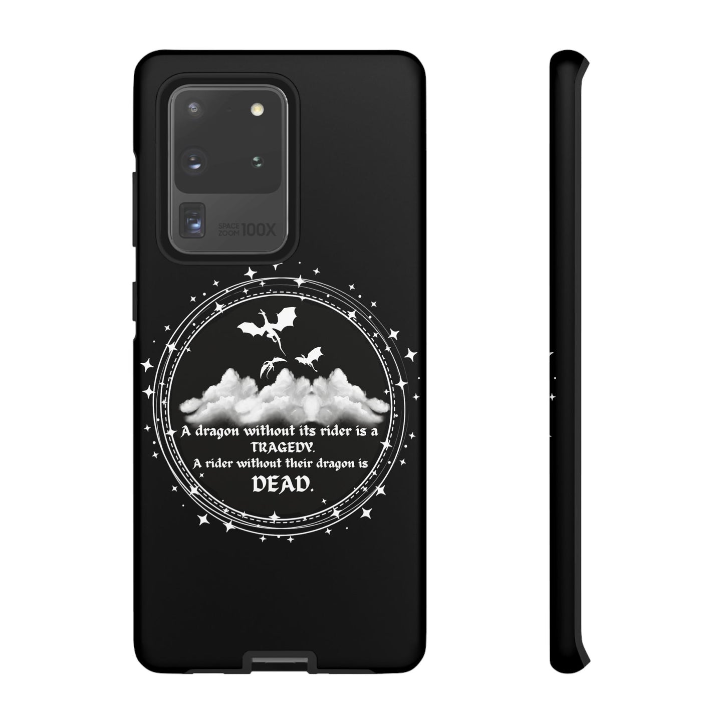 Copy of Fourth Wing Phone Case, Dragon Fantasy Bookish Phone Case, Iron Flame, Tairn and Andarna