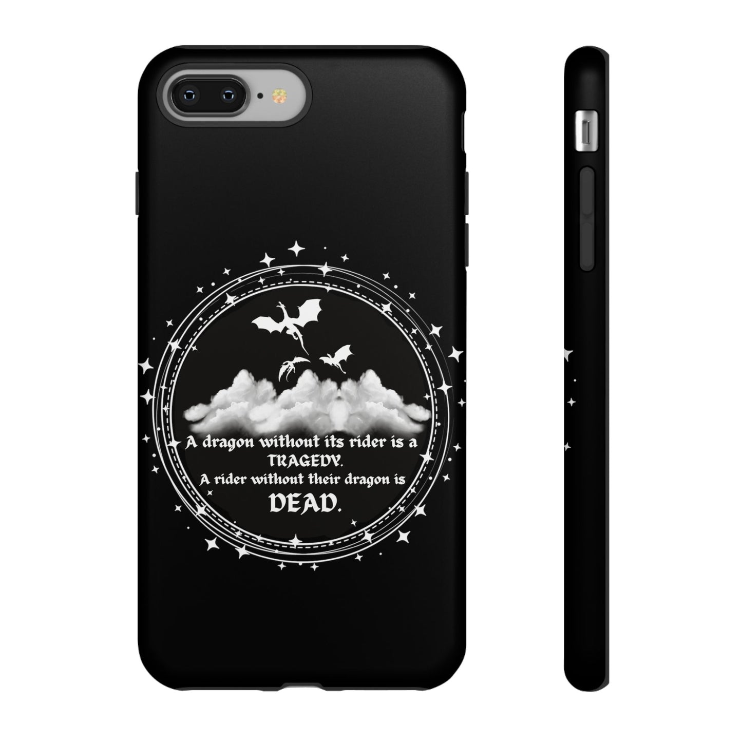 Copy of Fourth Wing Phone Case, Dragon Fantasy Bookish Phone Case, Iron Flame, Tairn and Andarna