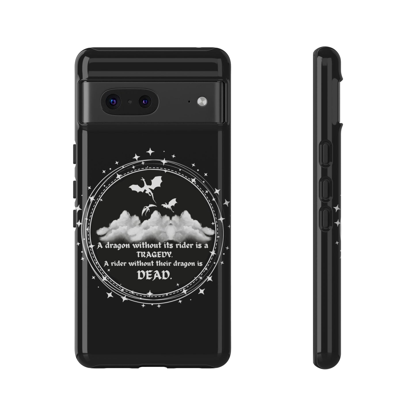 Copy of Fourth Wing Phone Case, Dragon Fantasy Bookish Phone Case, Iron Flame, Tairn and Andarna