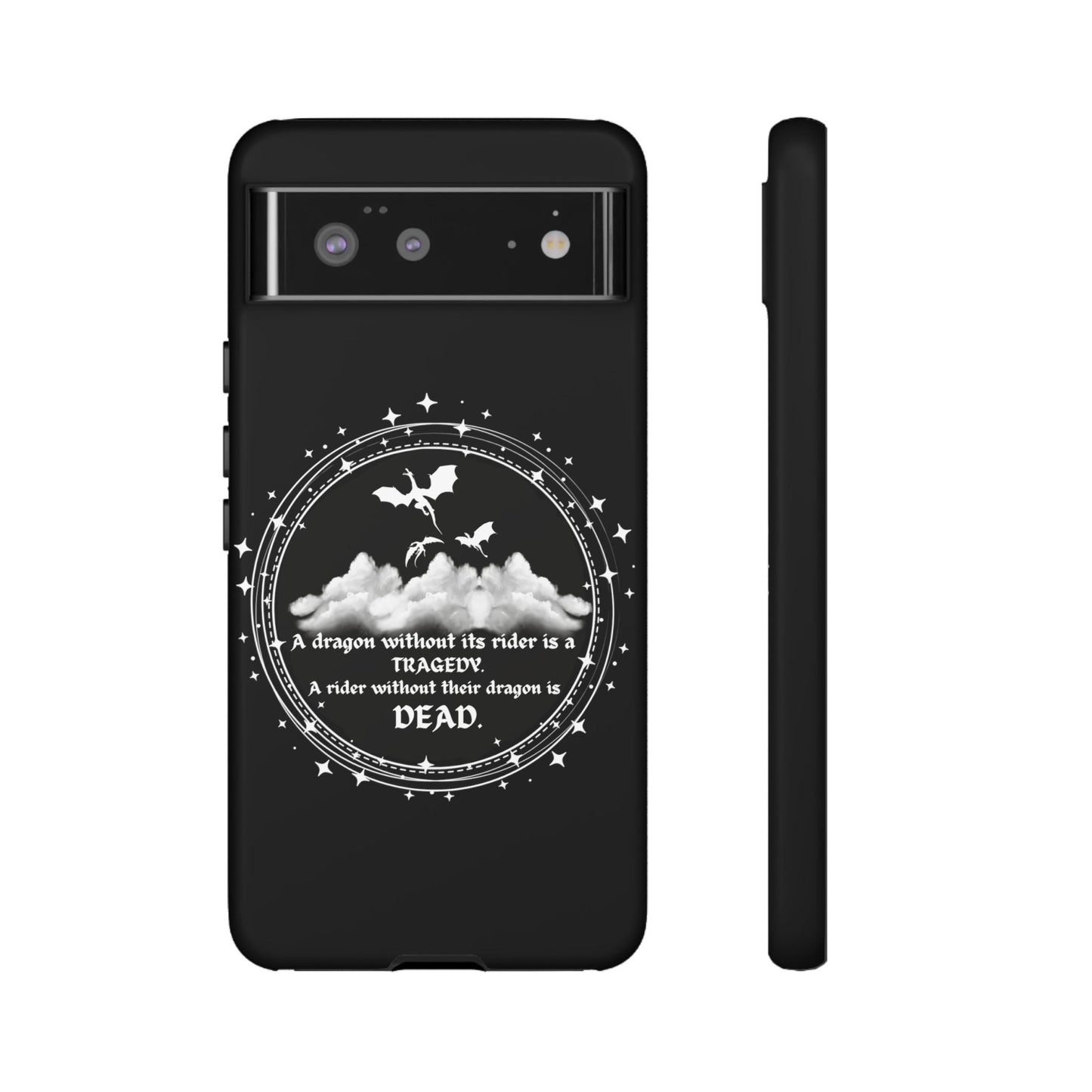 Copy of Fourth Wing Phone Case, Dragon Fantasy Bookish Phone Case, Iron Flame, Tairn and Andarna