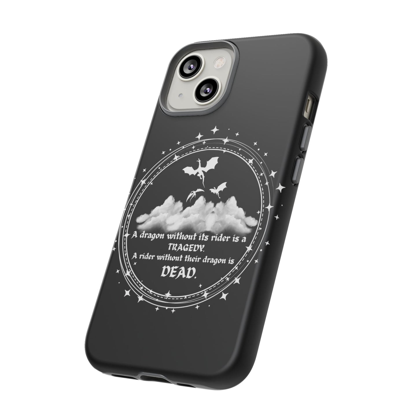 Copy of Fourth Wing Phone Case, Dragon Fantasy Bookish Phone Case, Iron Flame, Tairn and Andarna