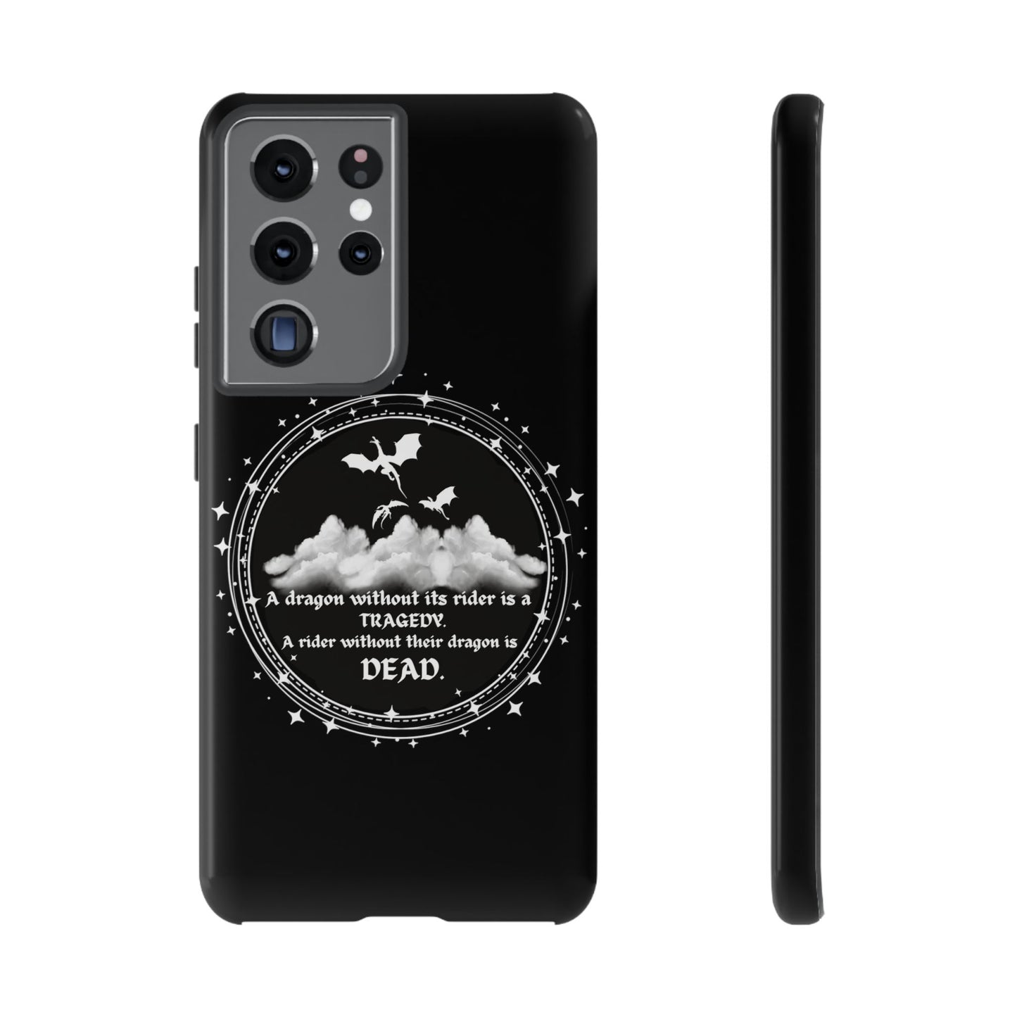 Copy of Fourth Wing Phone Case, Dragon Fantasy Bookish Phone Case, Iron Flame, Tairn and Andarna