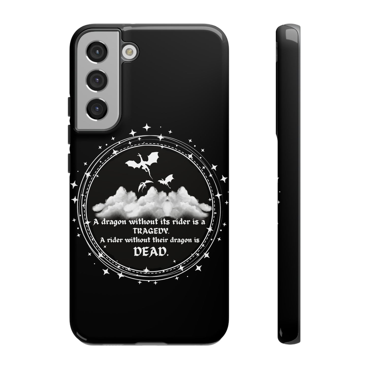 Copy of Fourth Wing Phone Case, Dragon Fantasy Bookish Phone Case, Iron Flame, Tairn and Andarna