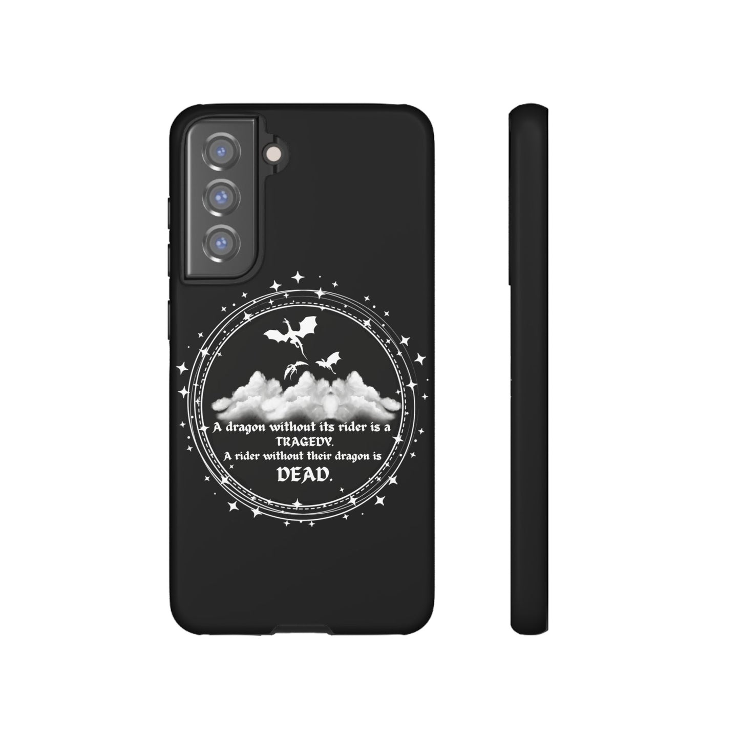 Copy of Fourth Wing Phone Case, Dragon Fantasy Bookish Phone Case, Iron Flame, Tairn and Andarna