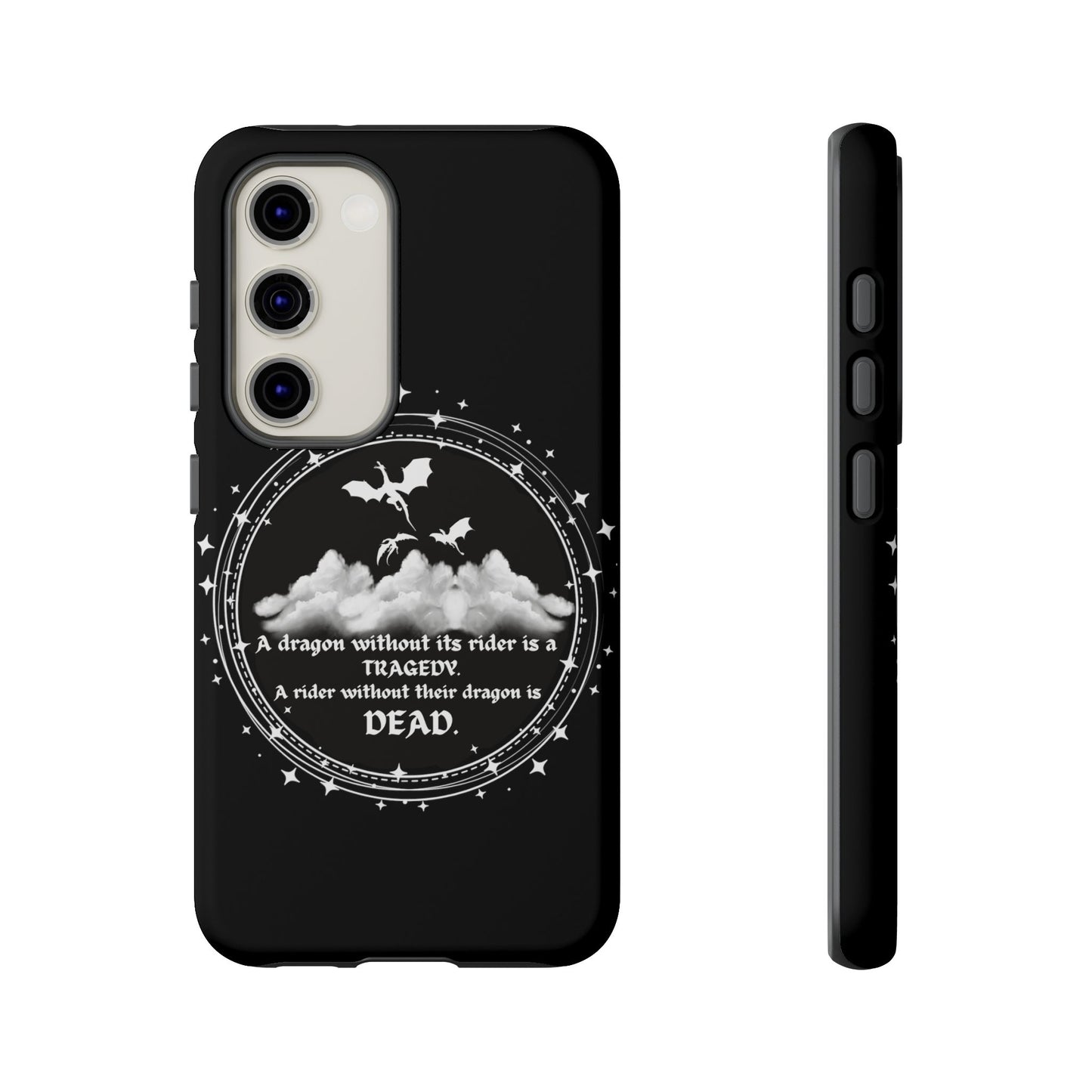 Copy of Fourth Wing Phone Case, Dragon Fantasy Bookish Phone Case, Iron Flame, Tairn and Andarna