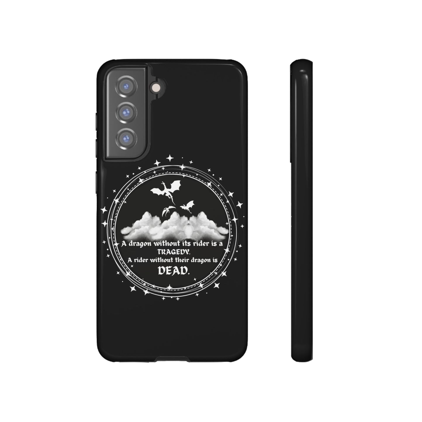 Copy of Fourth Wing Phone Case, Dragon Fantasy Bookish Phone Case, Iron Flame, Tairn and Andarna