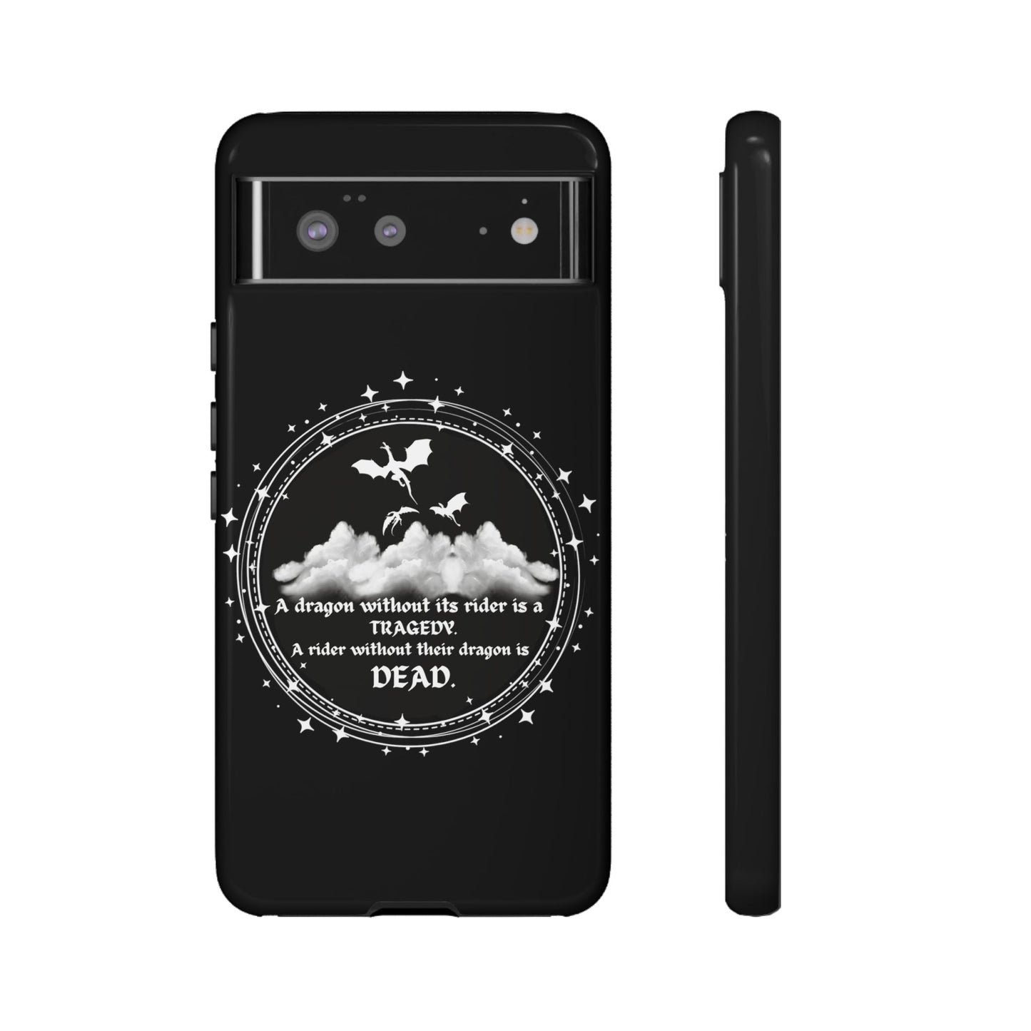 Copy of Fourth Wing Phone Case, Dragon Fantasy Bookish Phone Case, Iron Flame, Tairn and Andarna