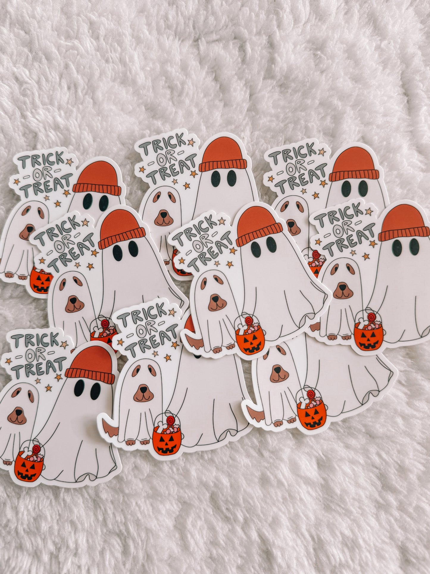 Trick-Or-Treat Ghost Sticker