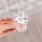 Will Ghost You To Read Holographic Sticker