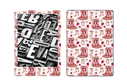 Strawberry Cowgirl E-Reader Kindle/Kobo Skin