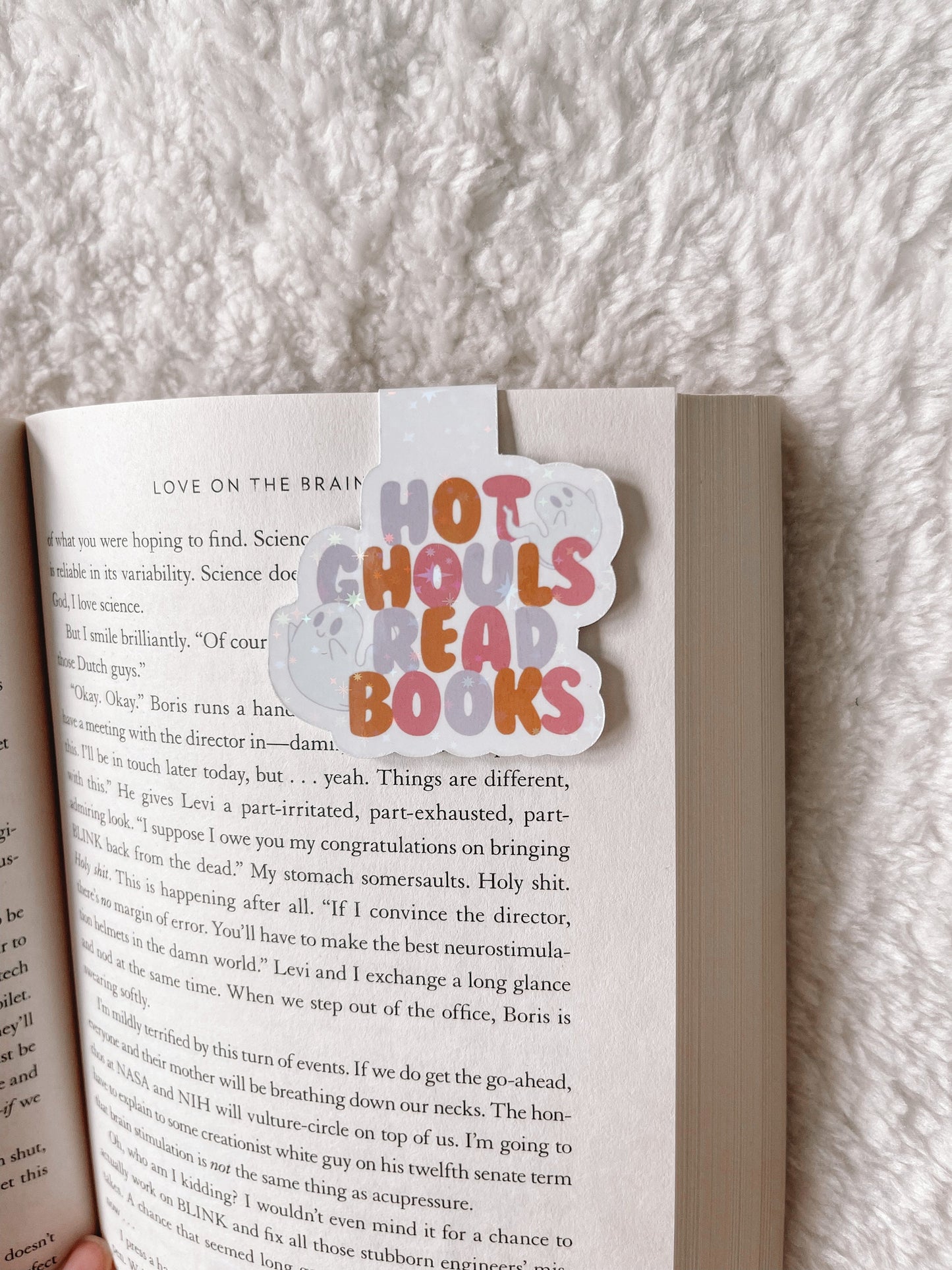 Hot Ghouls Read Books Holographic Magnetic Bookmark