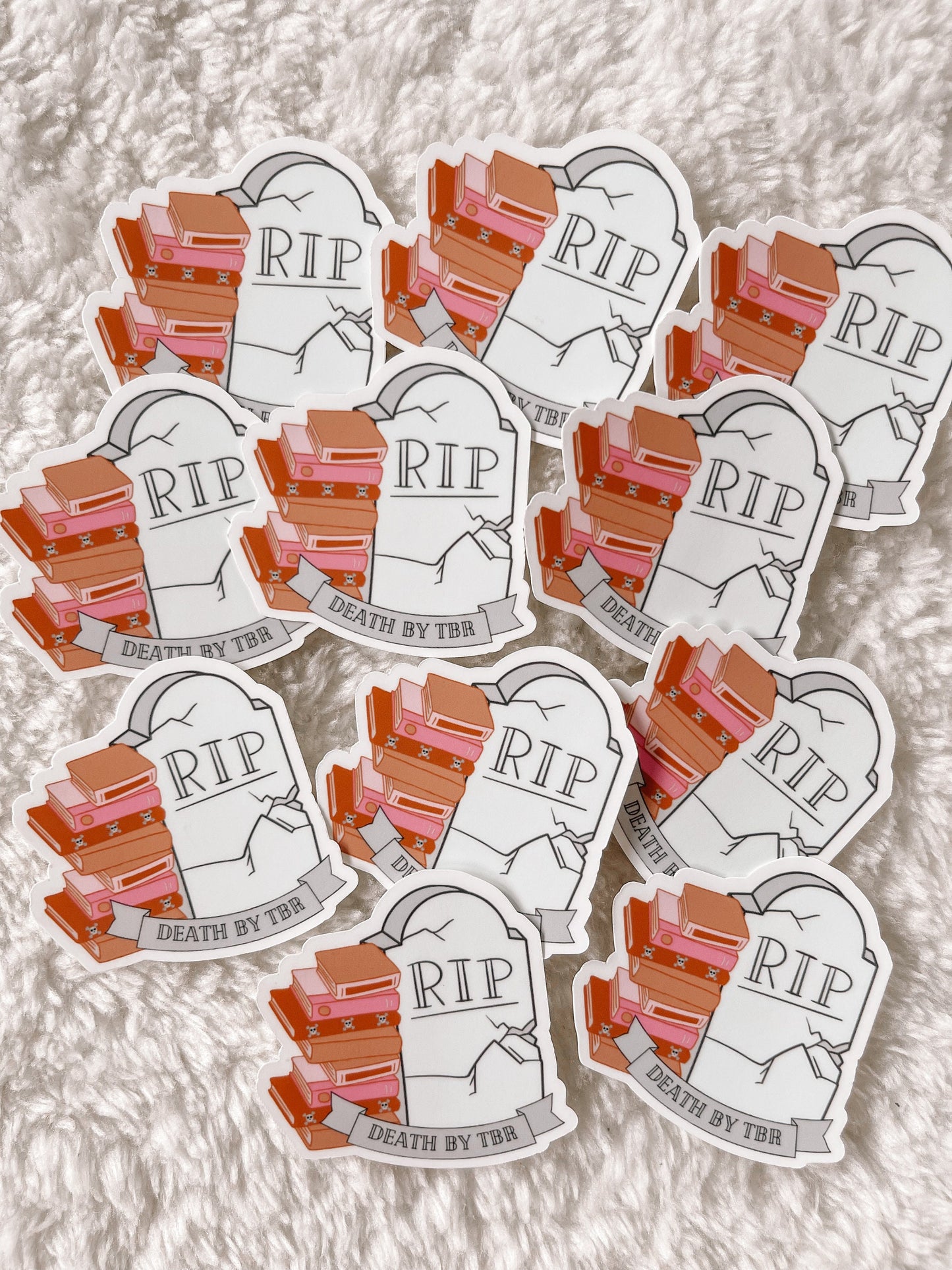 Death by TBR RIP Sticker