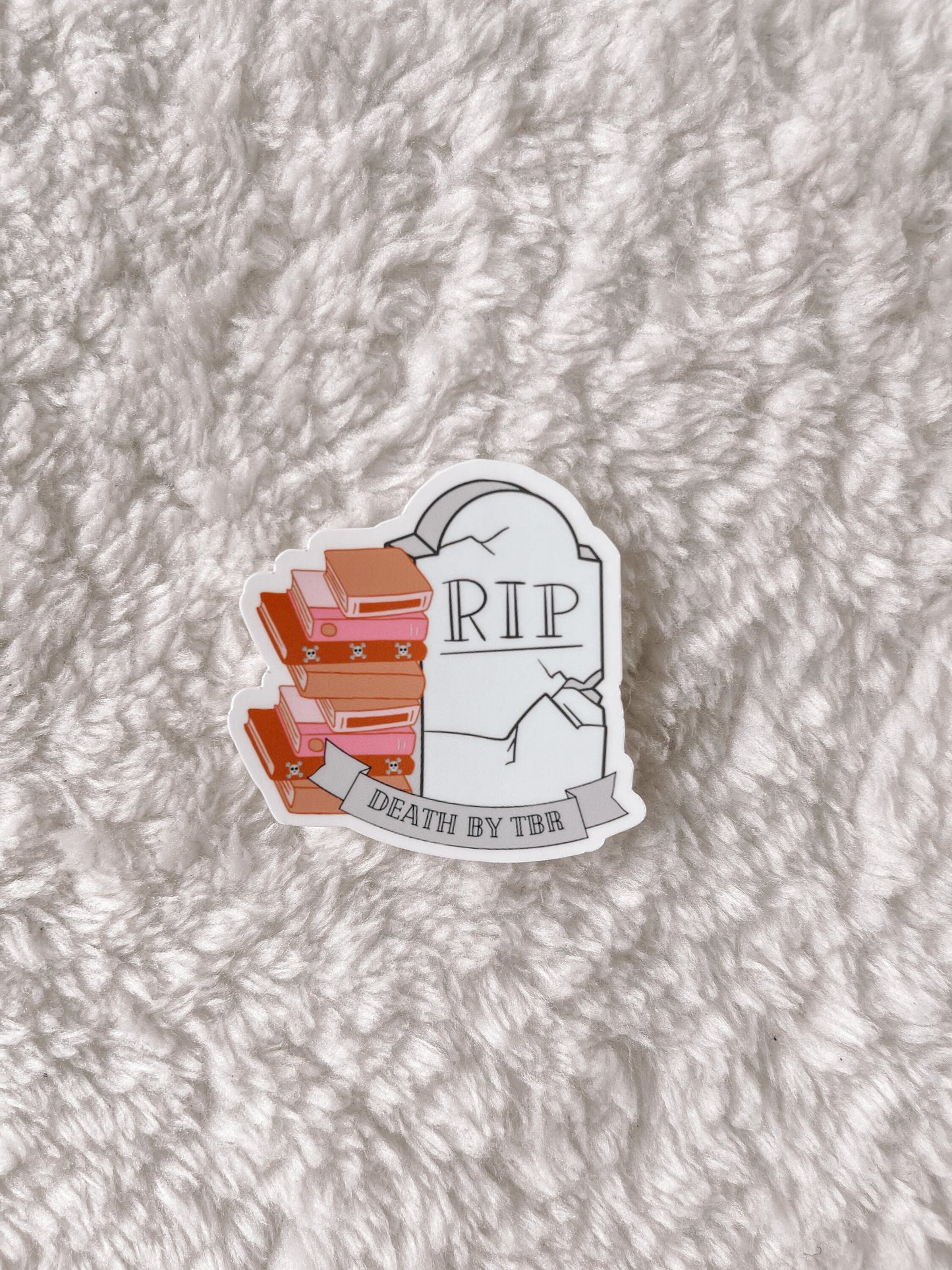 Death by TBR RIP Sticker