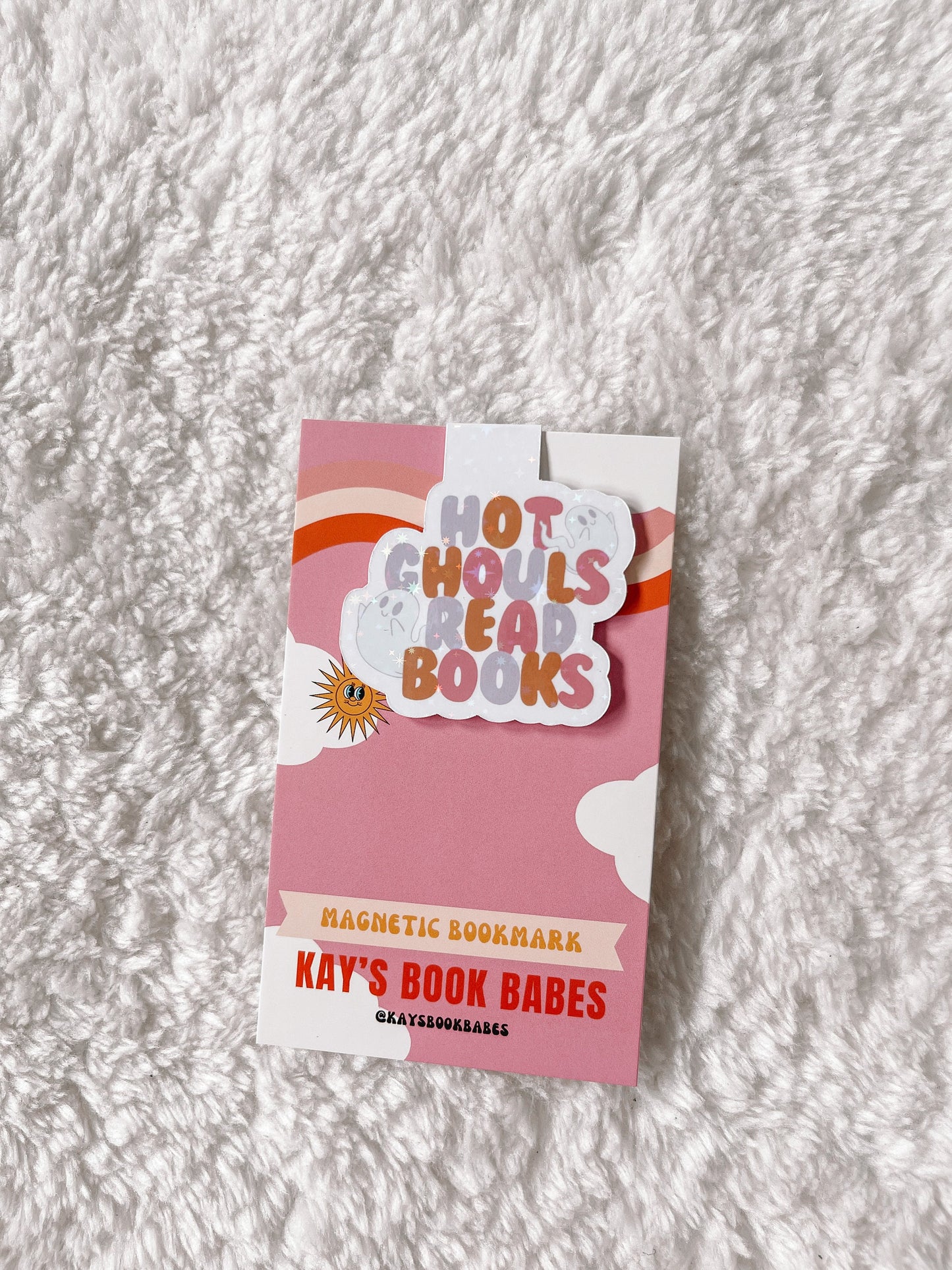 Hot Ghouls Read Books Holographic Magnetic Bookmark