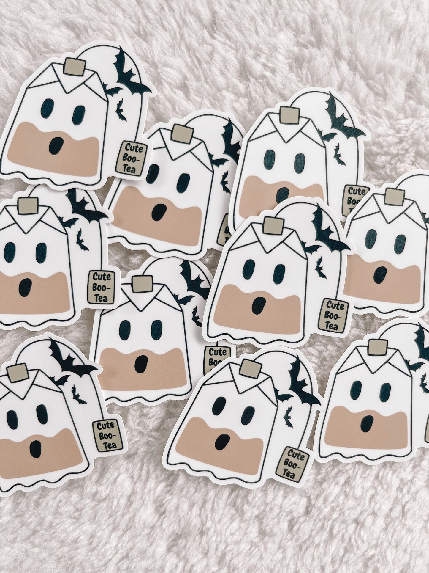 Cute Boo-Tea Ghost Tea Bag Sticker