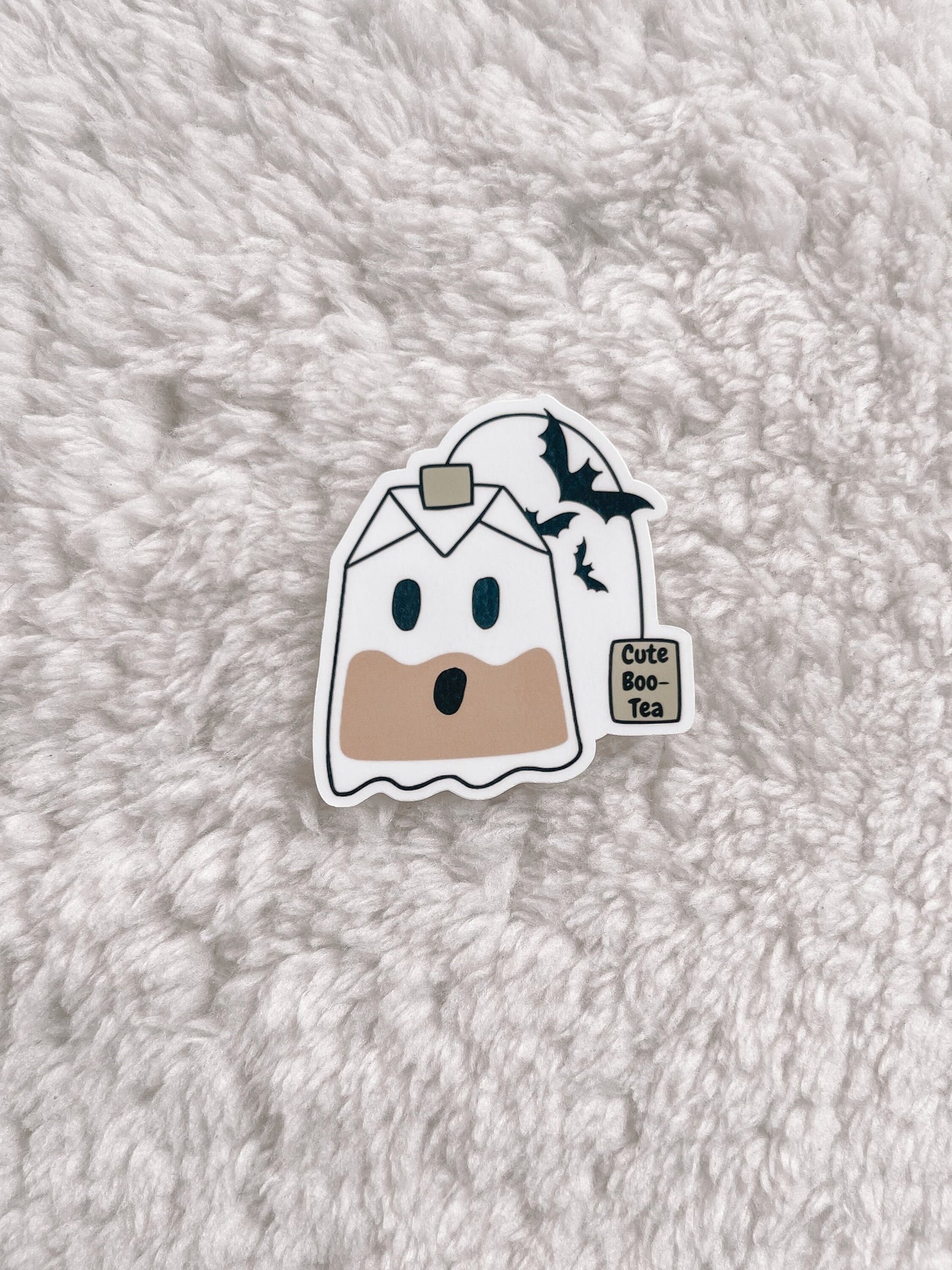 Cute Boo-Tea Ghost Tea Bag Sticker