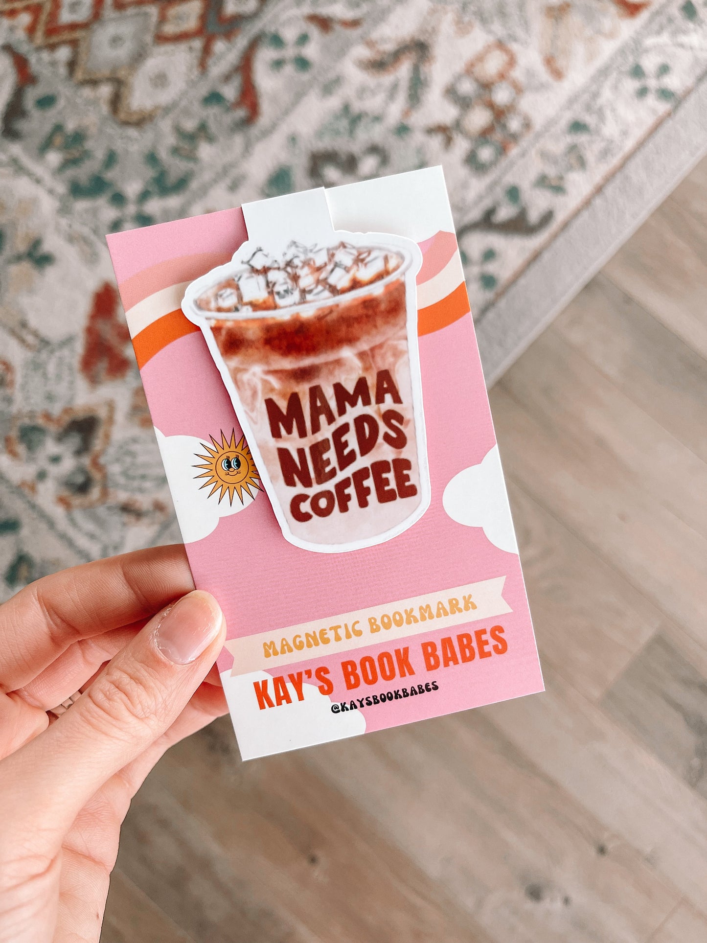 Mama Needs Coffee Magnetic Bookmark