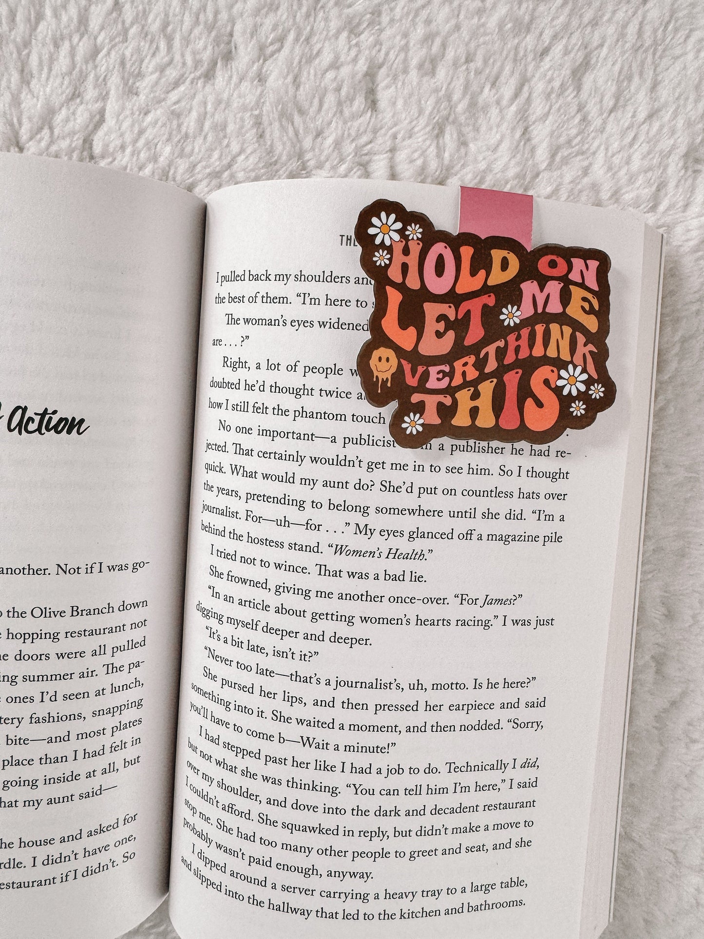 Hold On Let Me Overthink This Magnetic Bookmark