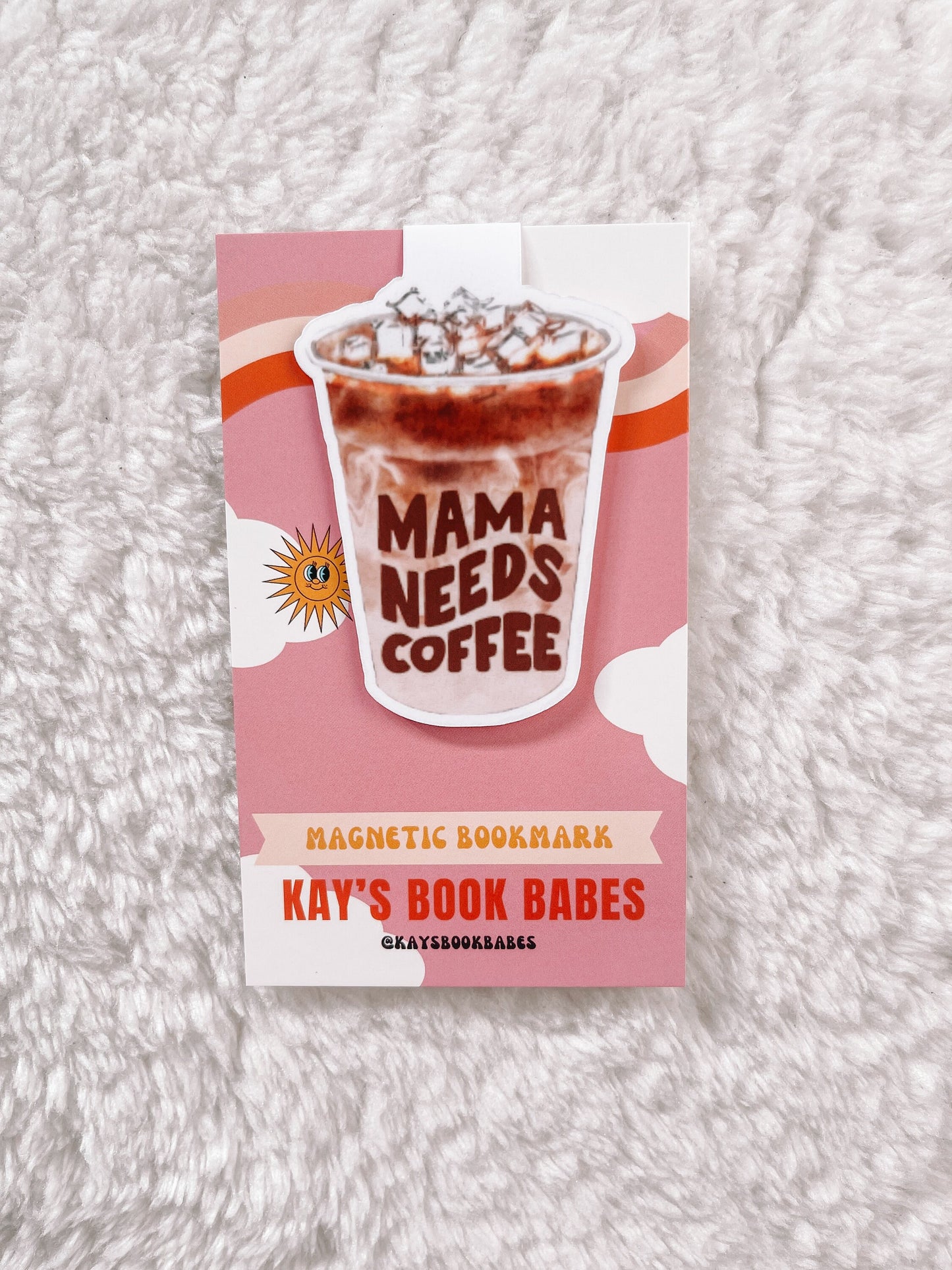 Mama Needs Coffee Magnetic Bookmark