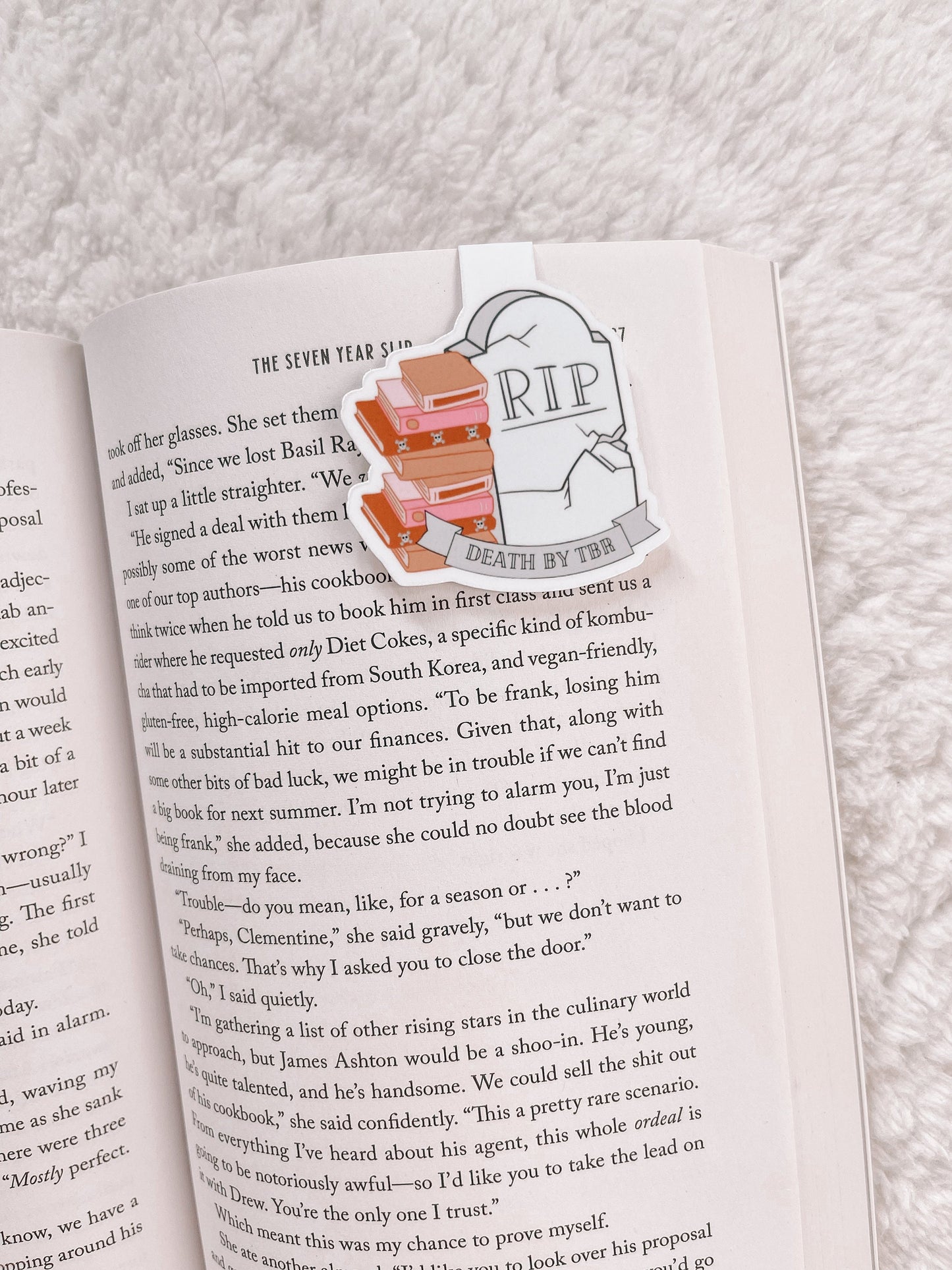 Death By TBR Magnetic Bookmark