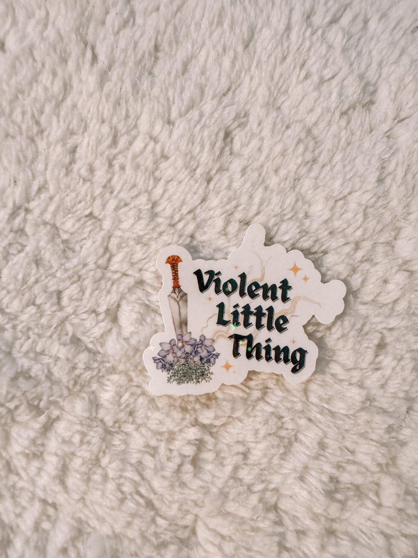 Violent Little Thing Holographic Sticker