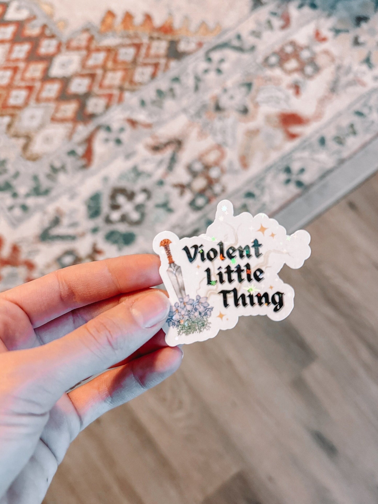 Violent Little Thing Holographic Sticker