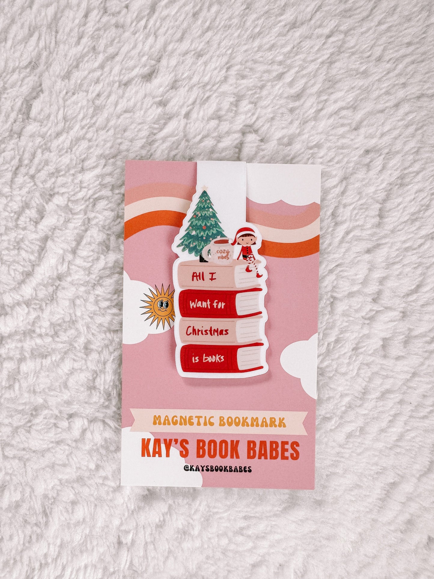 All I Want For Christmas Is Books Magnetic Bookmark