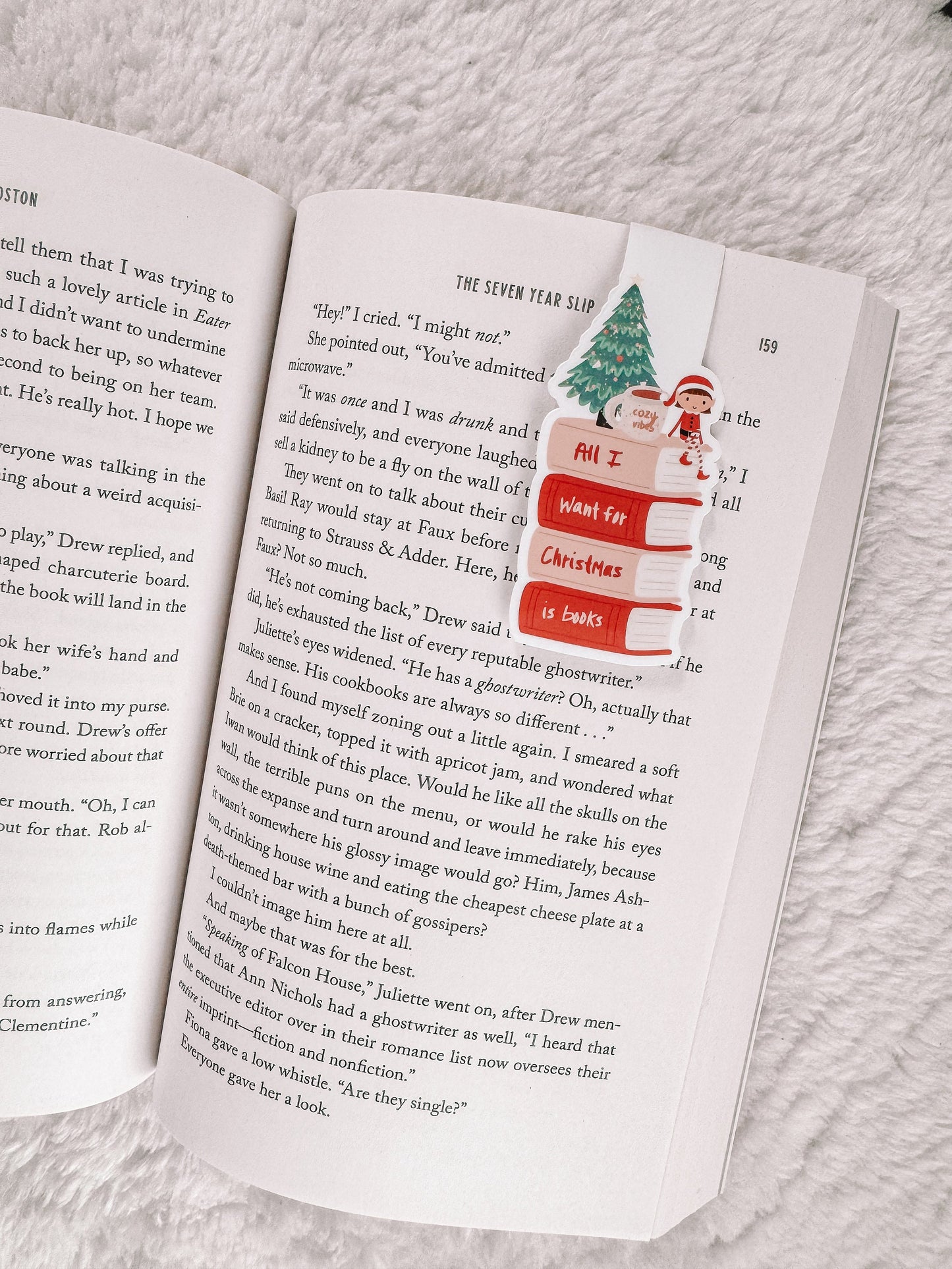 All I Want For Christmas Is Books Magnetic Bookmark