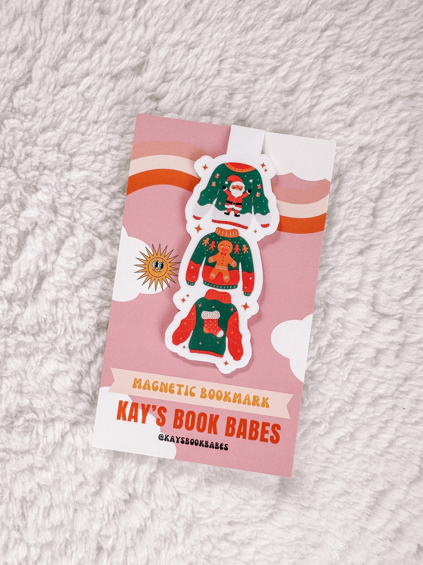 Christmas Sweaters Magnetic Bookmark