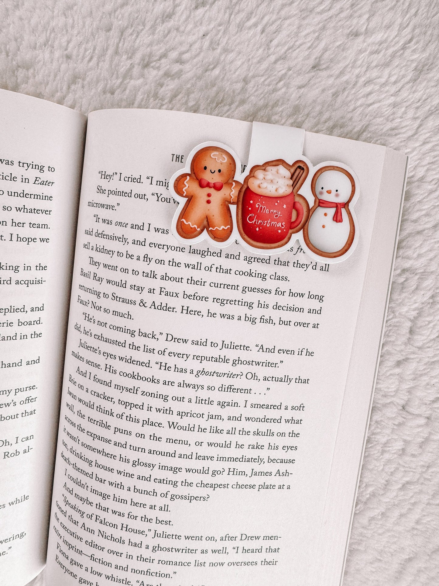 Merry Christmas Cookies Magnetic Bookmark