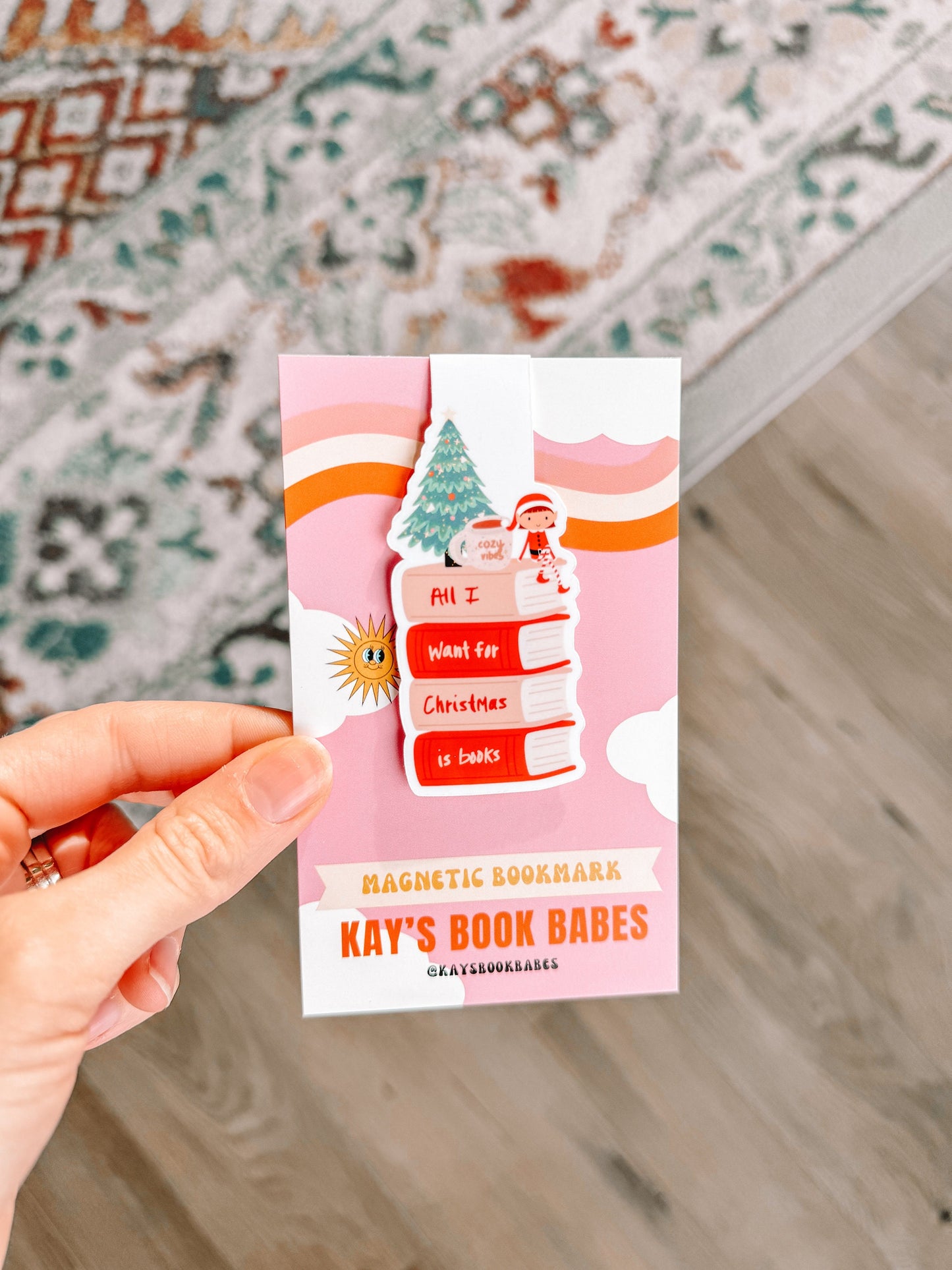 All I Want For Christmas Is Books Magnetic Bookmark