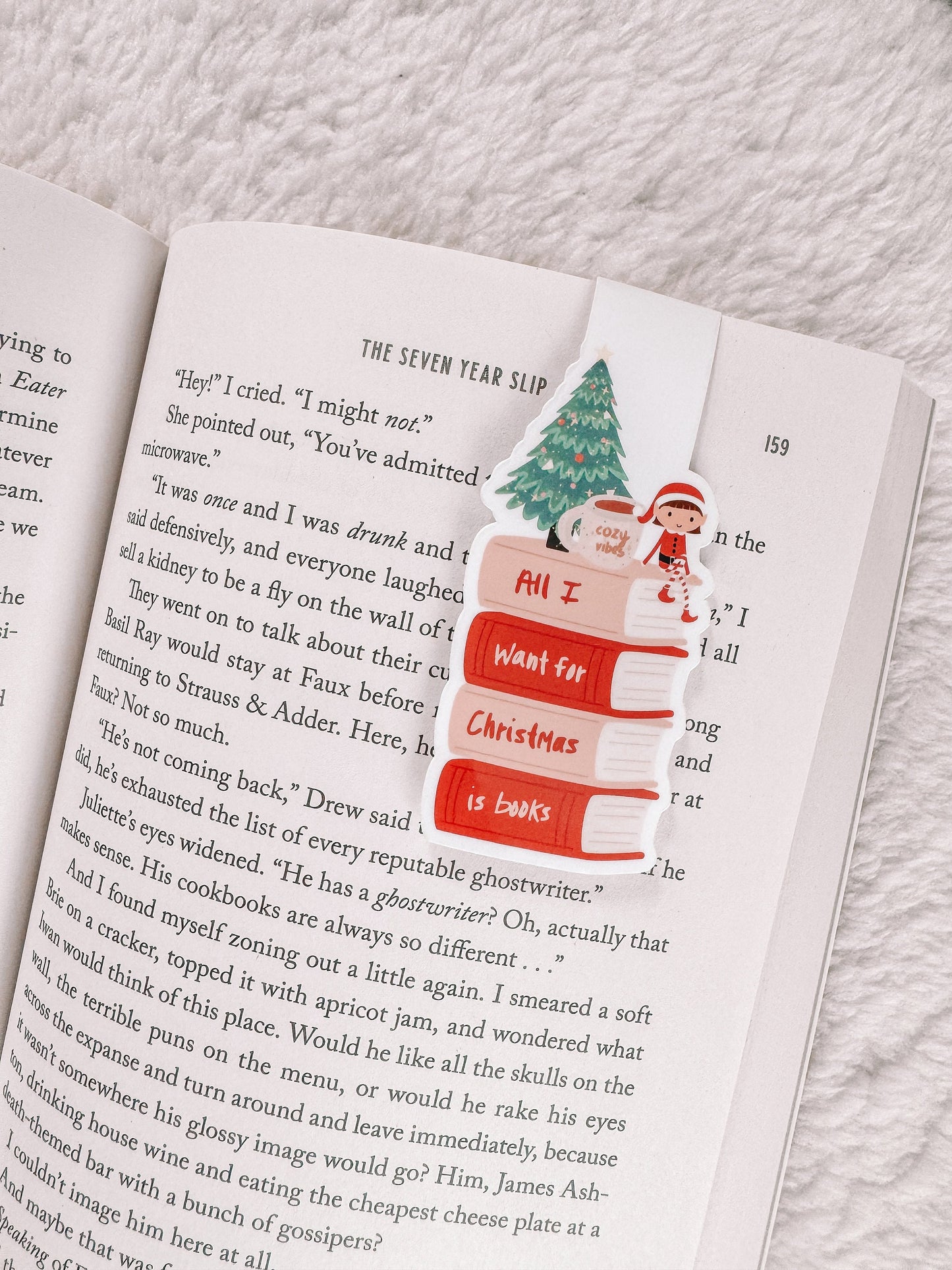 All I Want For Christmas Is Books Magnetic Bookmark